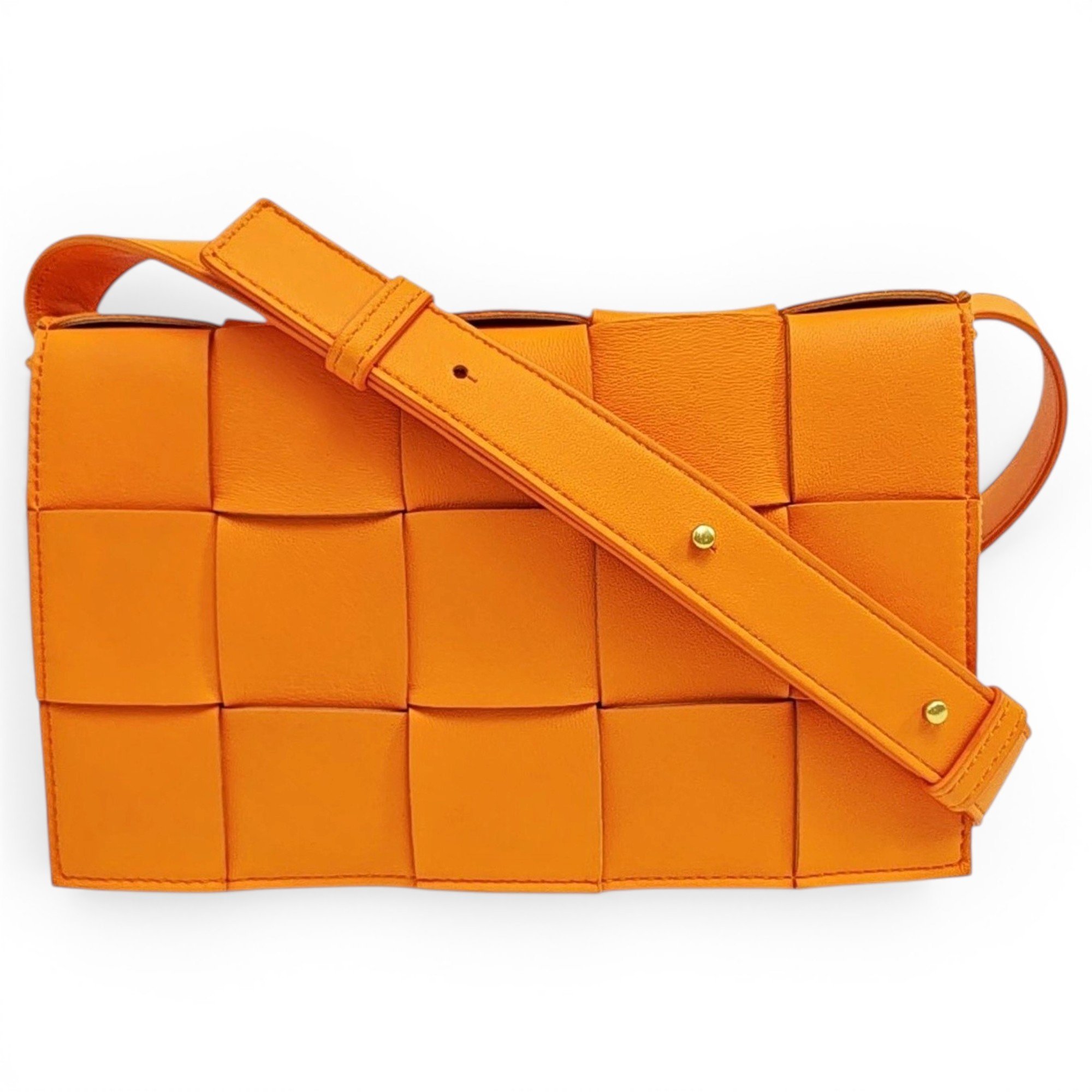Brick Cassette leather handbag