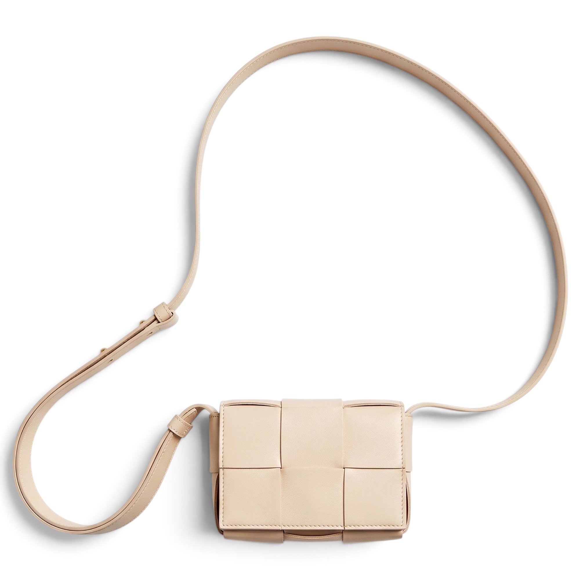 Cassette leather crossbody bag