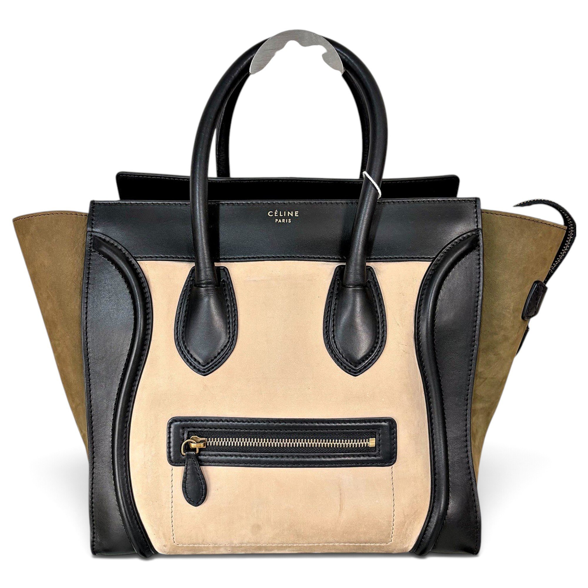 Luggage leather handbag