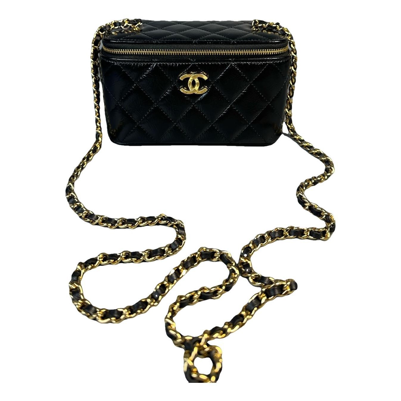 Trendy CC Vanity leather handbag