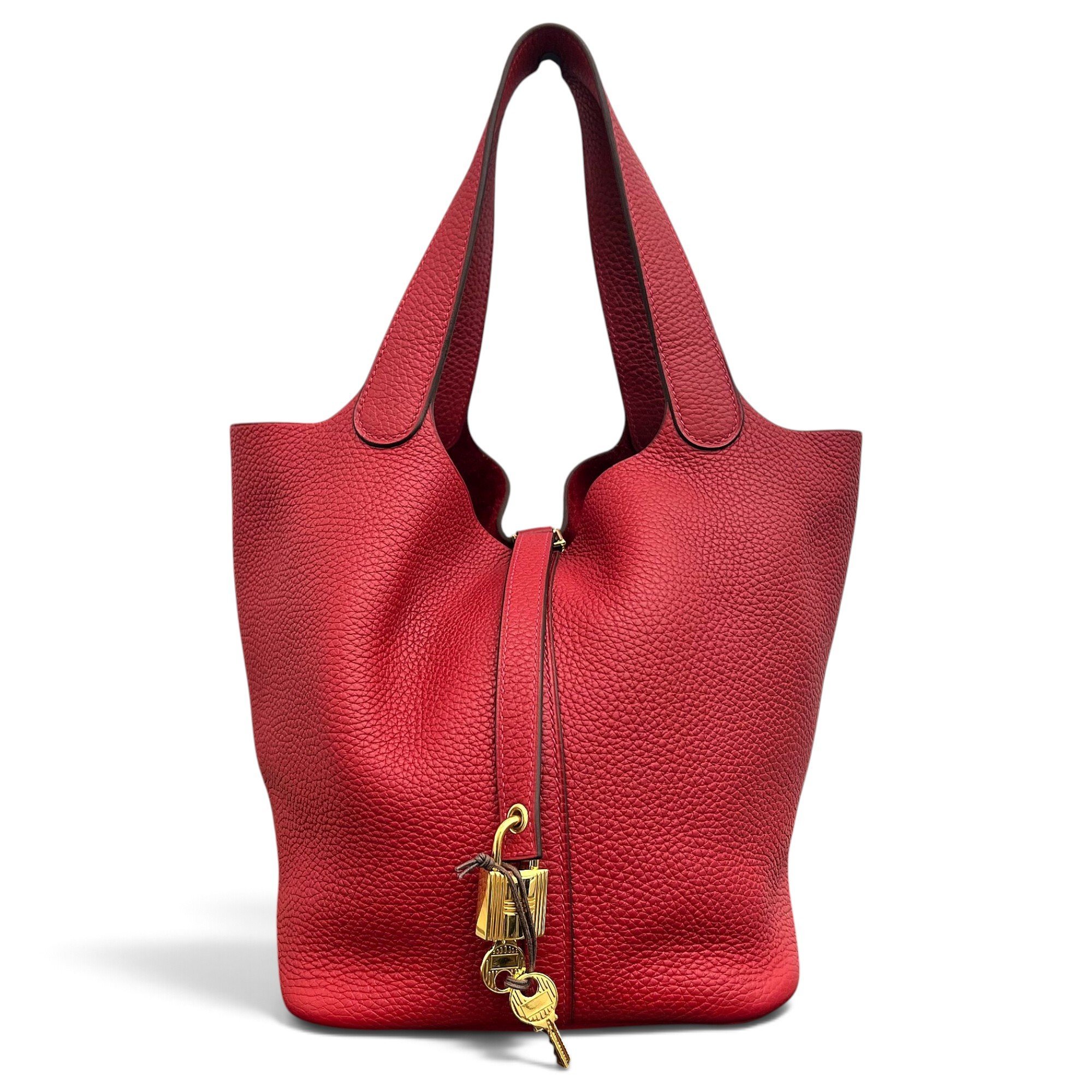 Picotin leather handbag