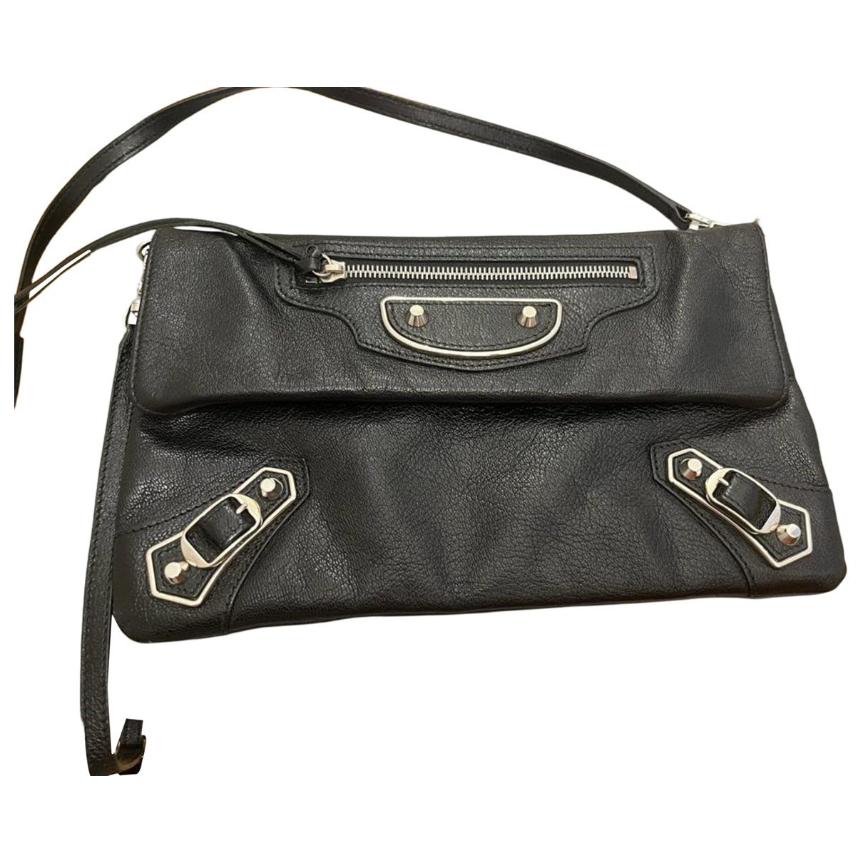 Envelop leather handbag