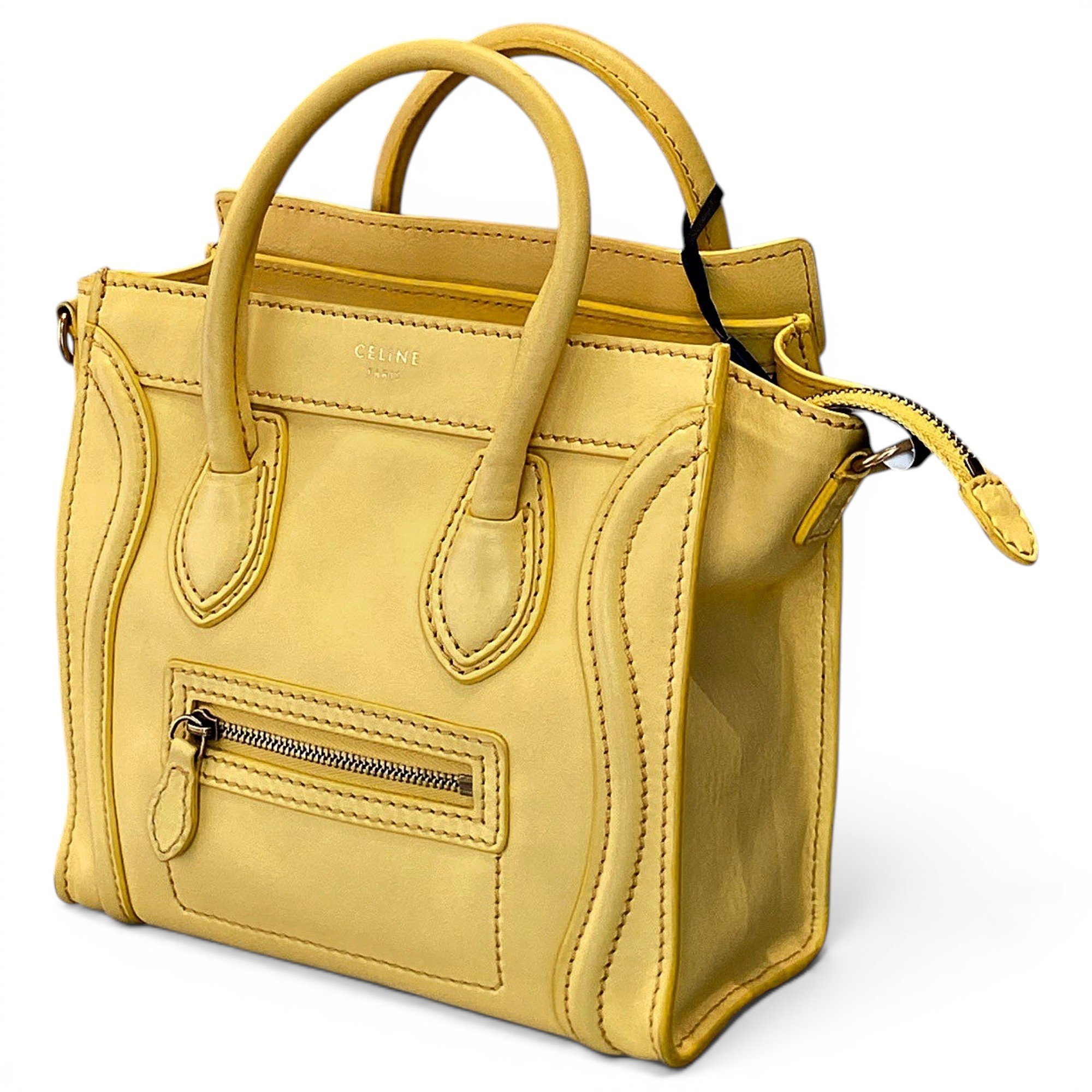 Nano Luggage leather handbag