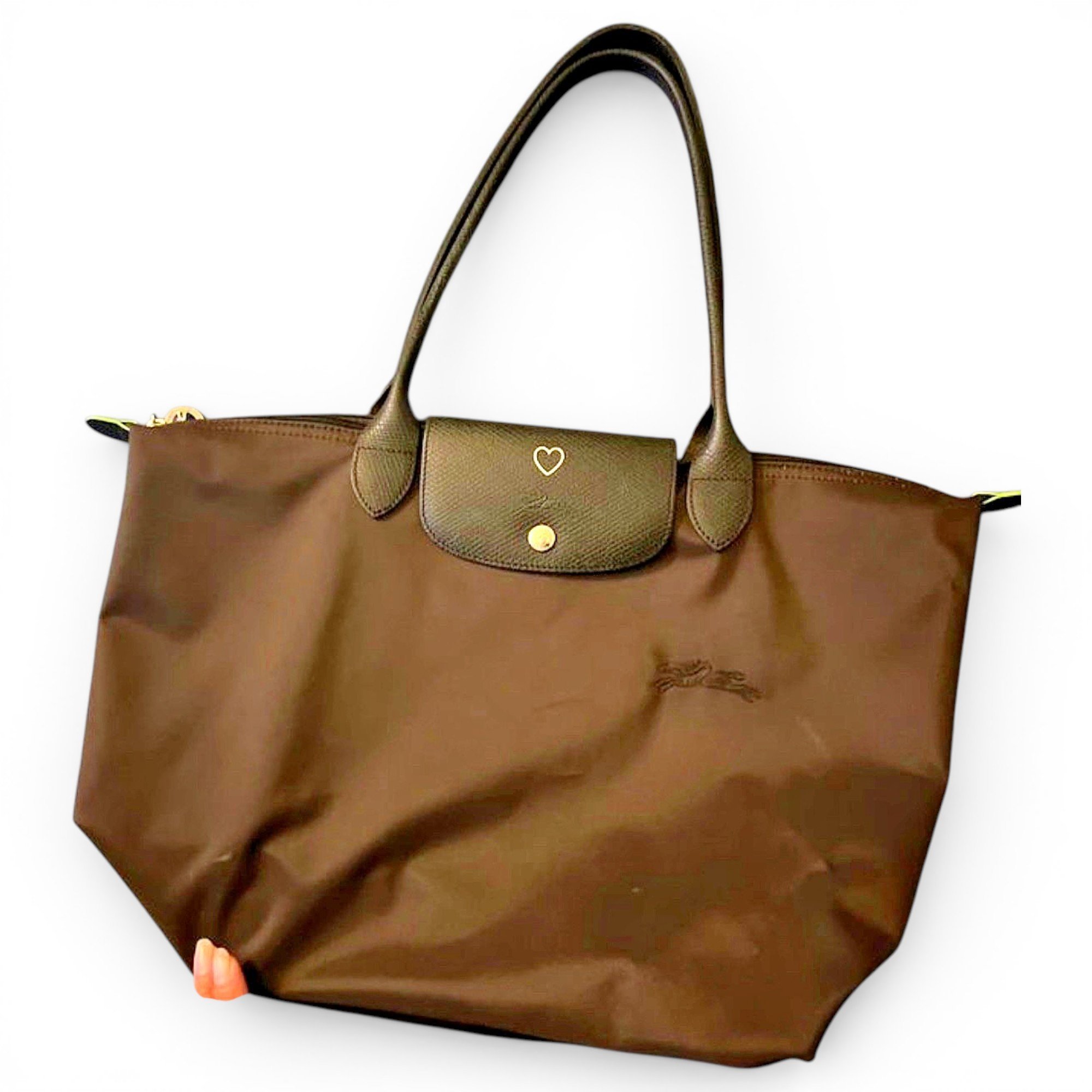 Leather handbag