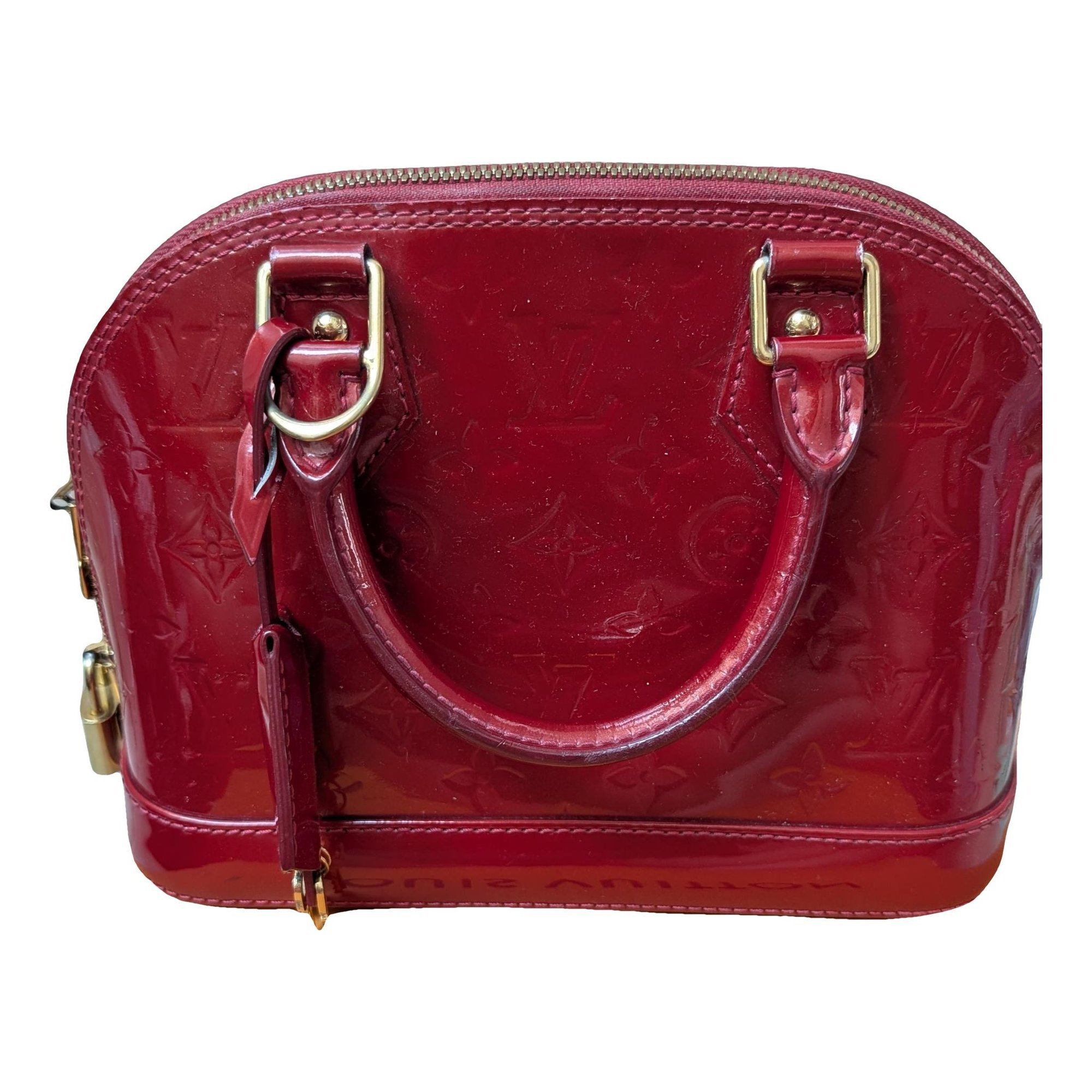 Alma BB patent leather handbag