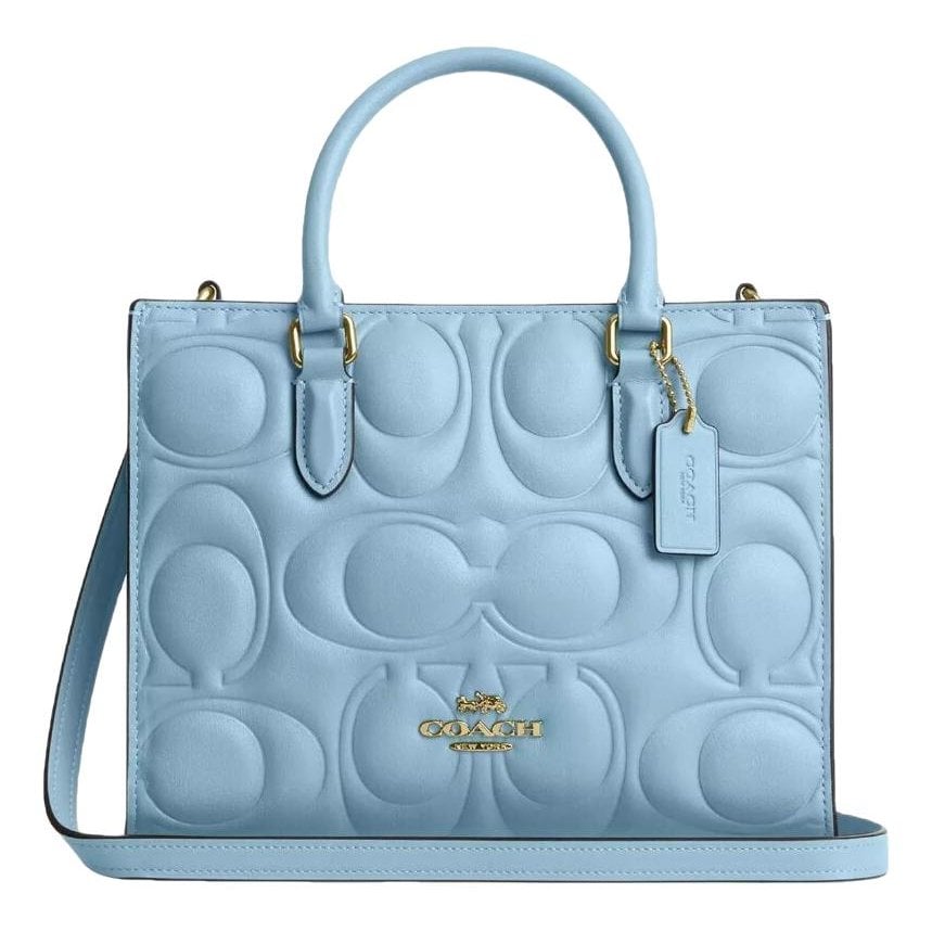 Leather tote