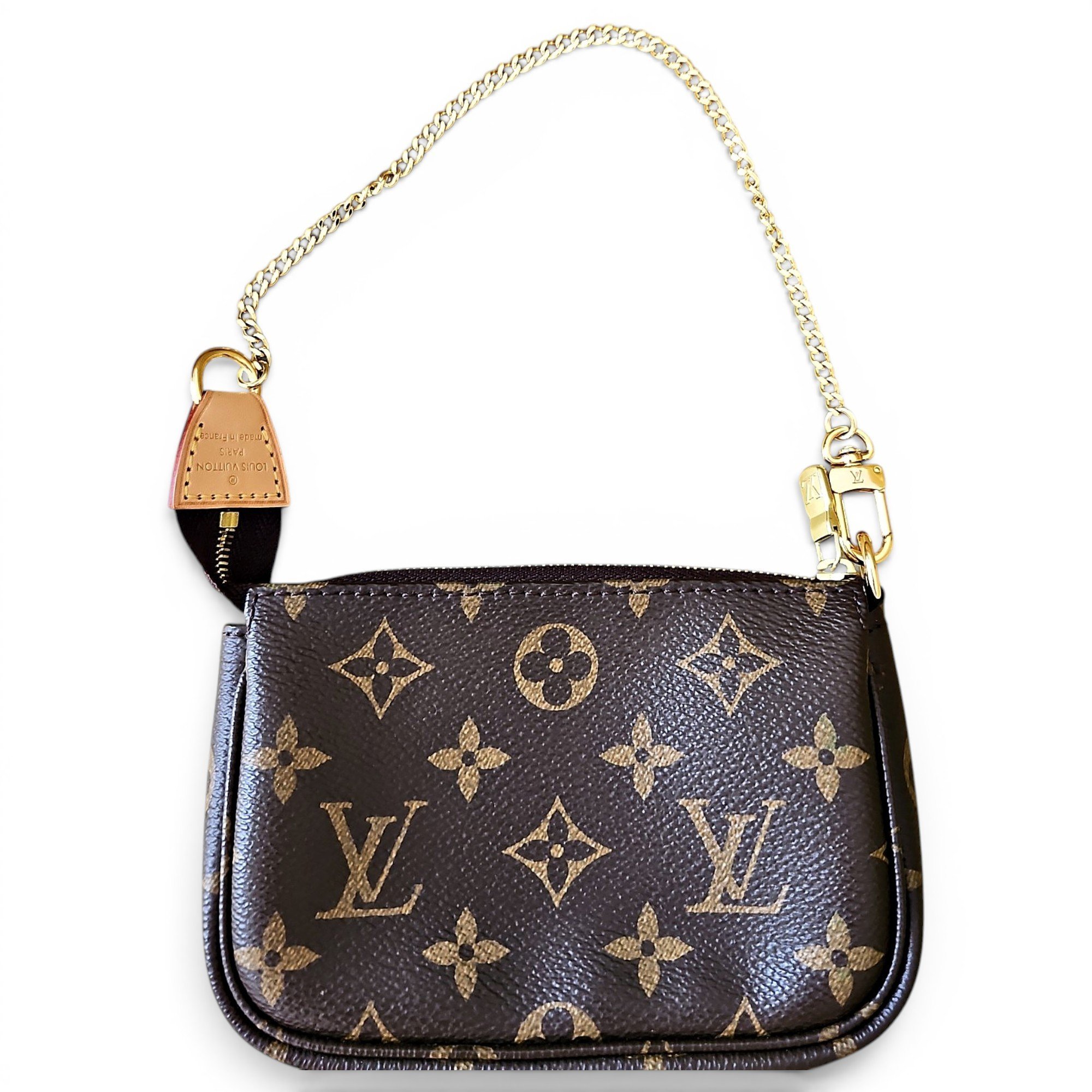 Pochette Accessoire leather handbag