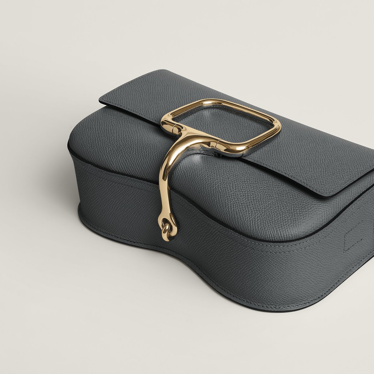 Gris Misty Hermès Della Cavalleria Elan Bag