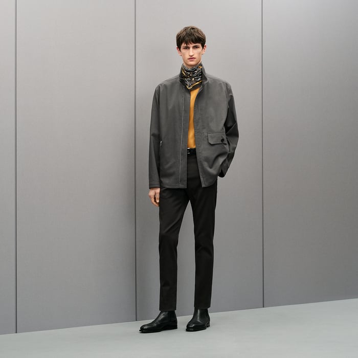 Gris Brûlé "Neo Pique" Overshirt