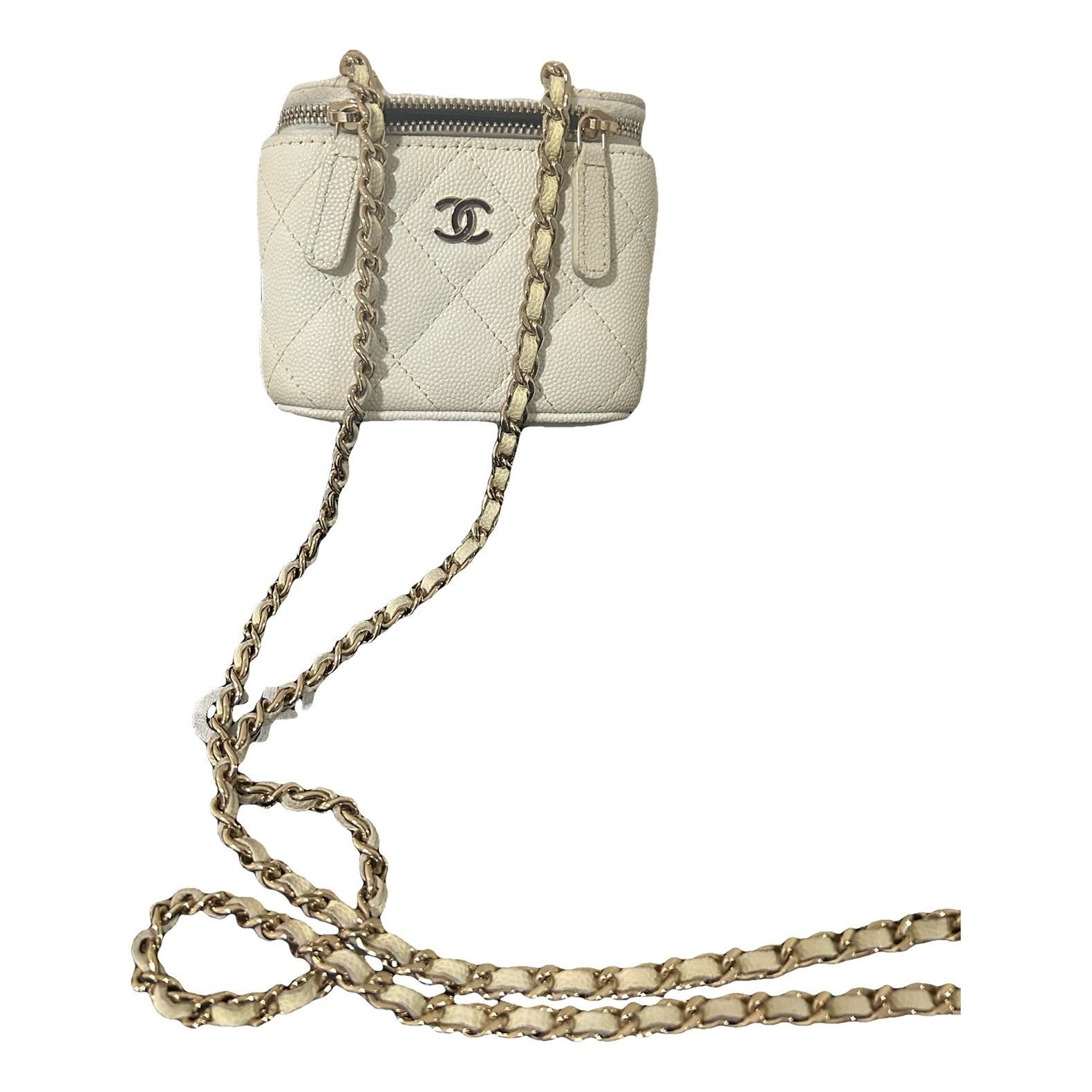 Trendy CC Vanity leather handbag