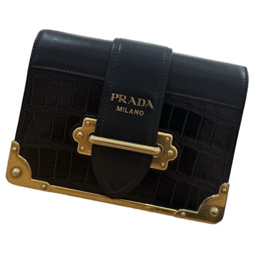 Cahier leather handbag