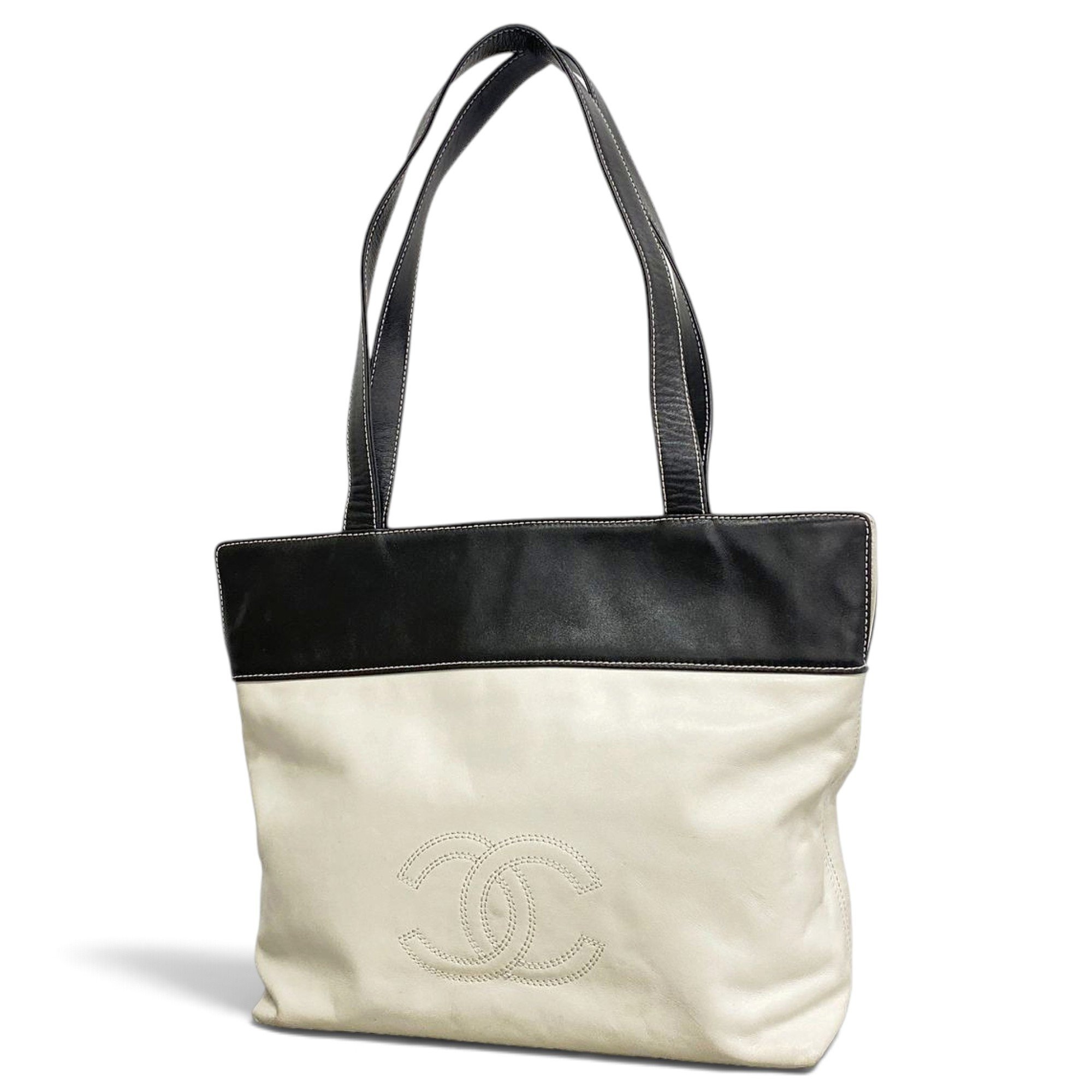Leather tote