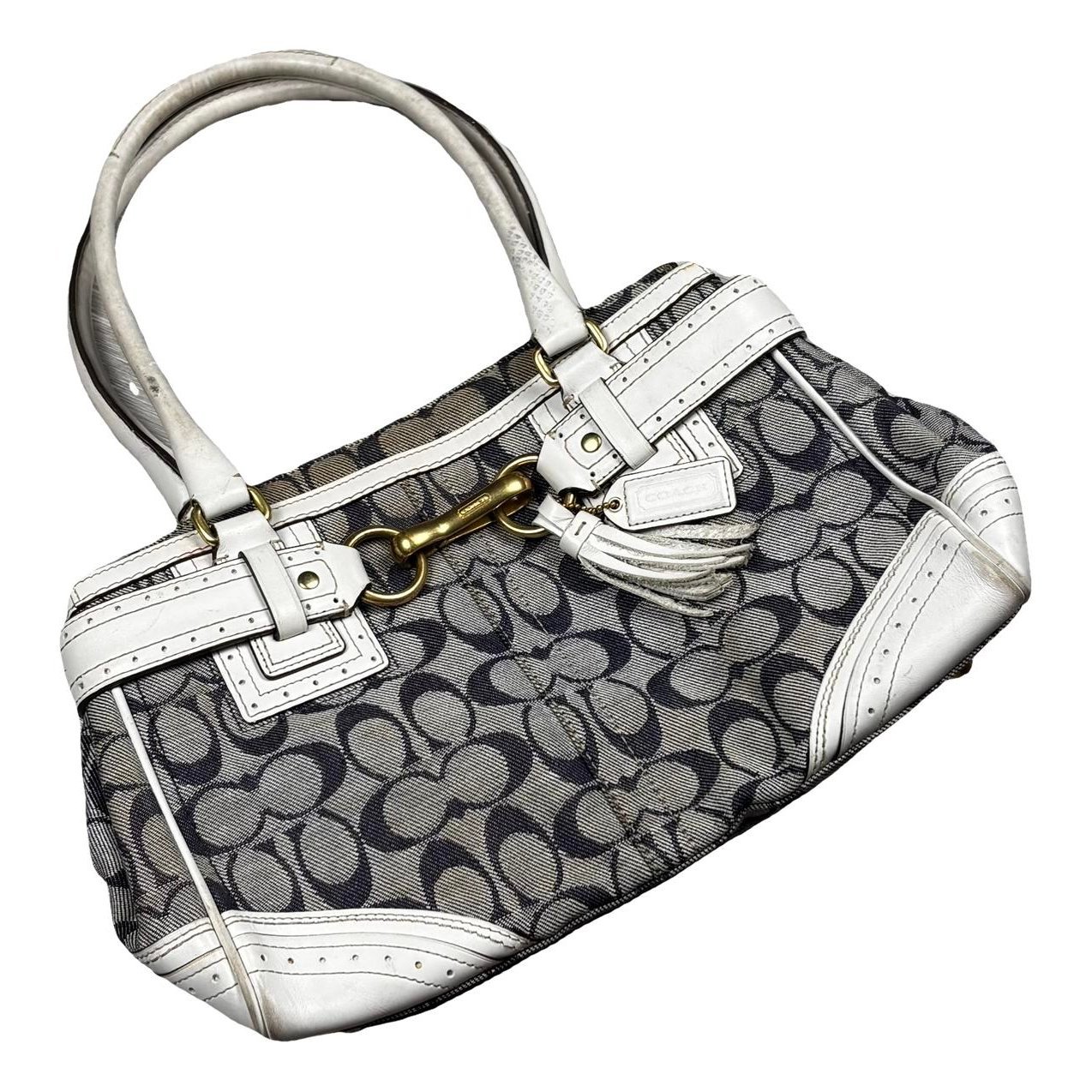 Faux fur handbag
