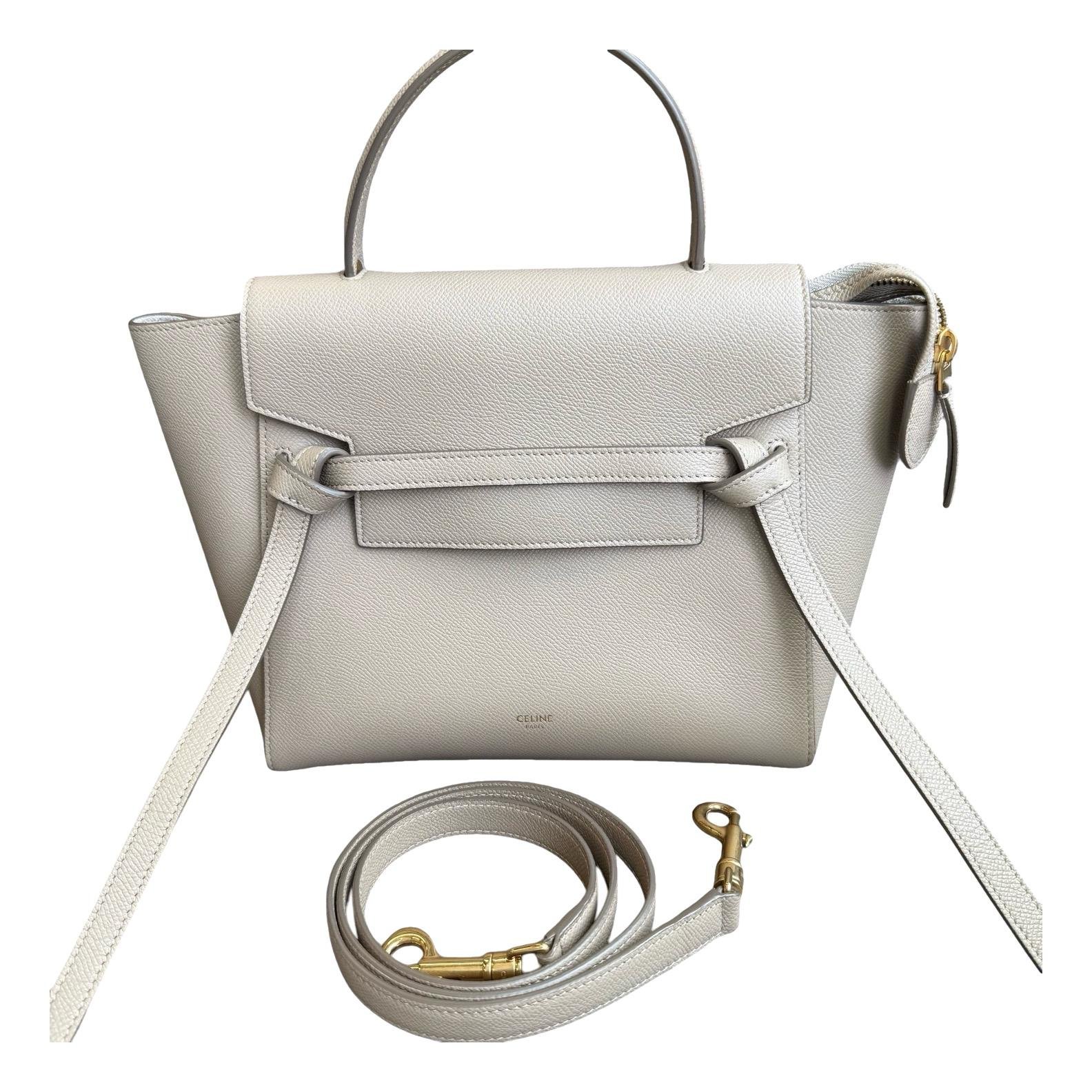 Belt leather handbag