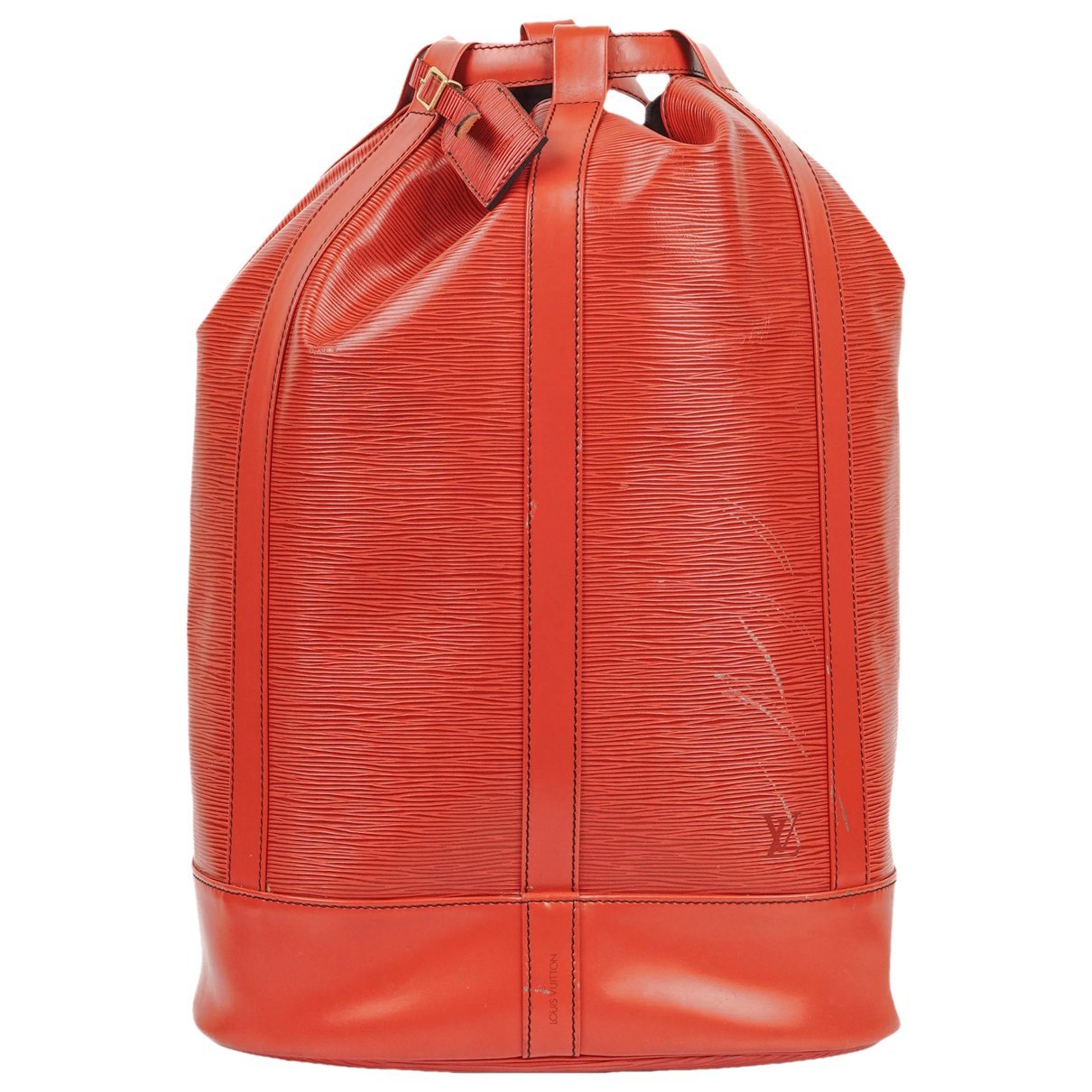 Randonnée leather backpack