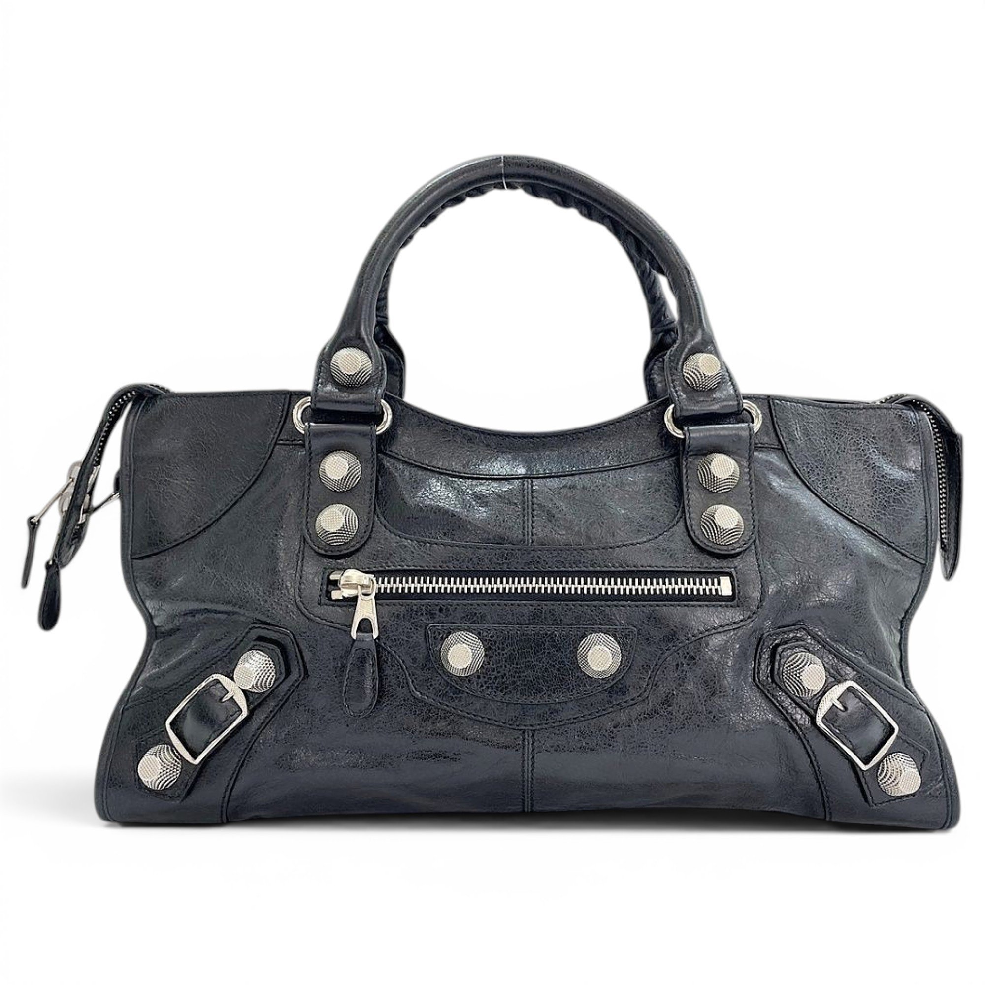 Leather travel bag