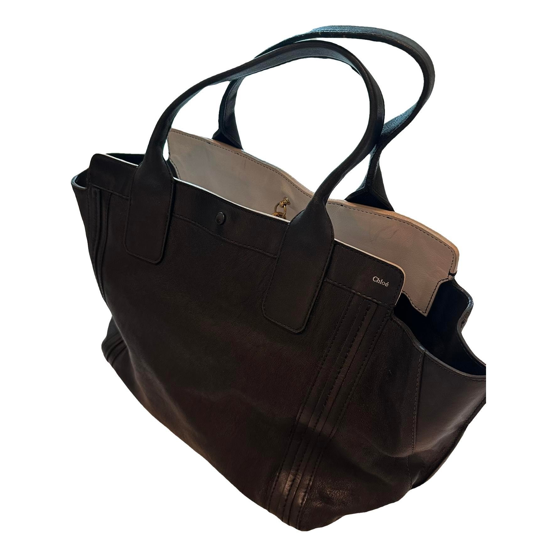 Leather tote