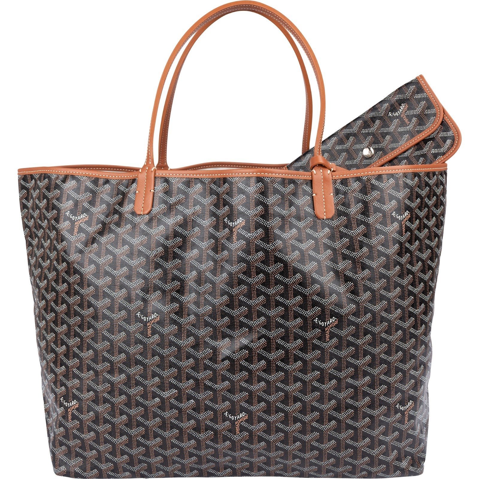 Goyard Saint-Louis leather handbag