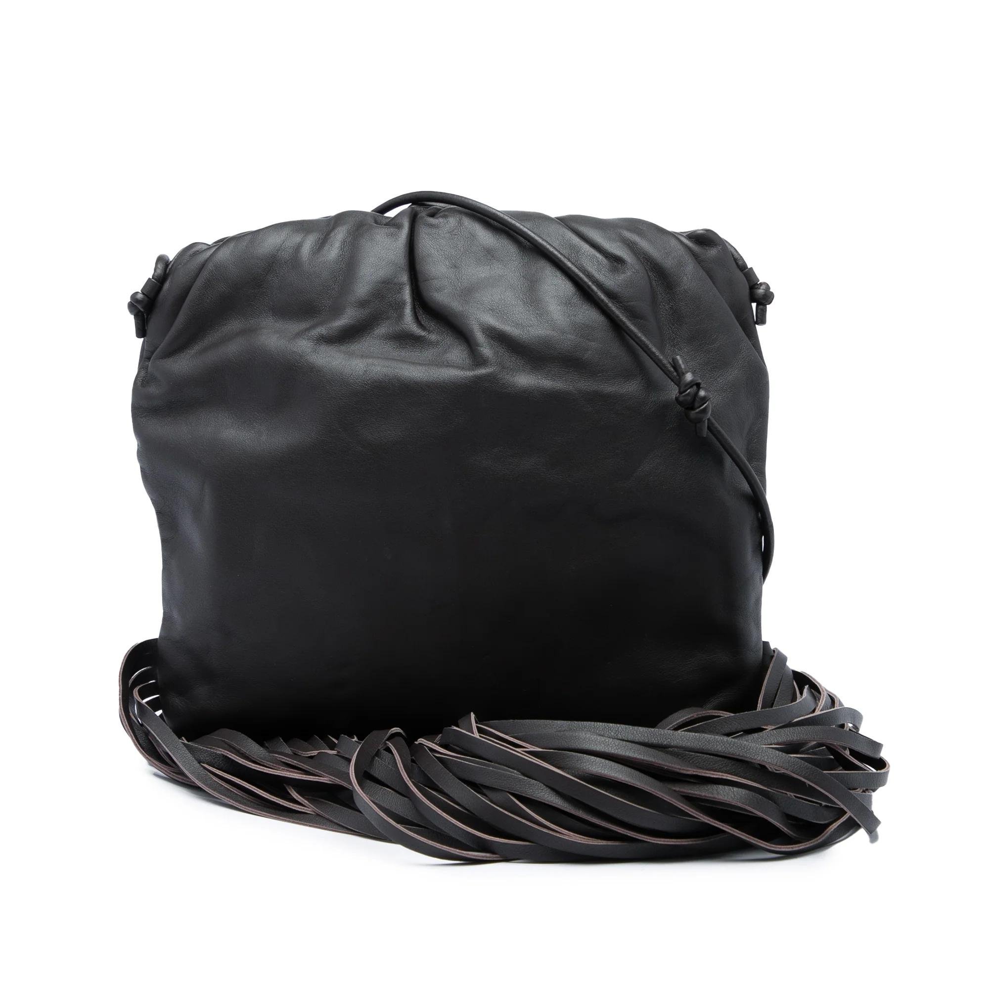 Bottega Veneta Fringe Pouch leather handbag
