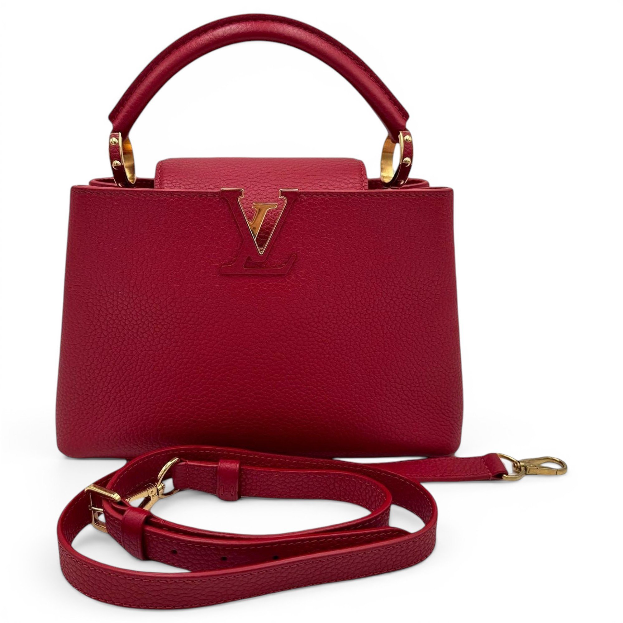 Capucines leather handbag