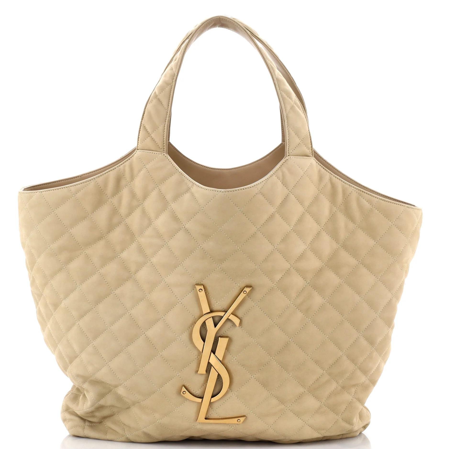 Leather tote