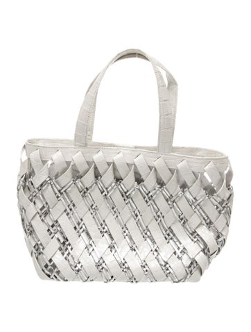 Nancy Gonzalez Crocodile Top Handle Bag