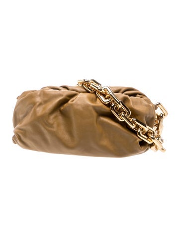 Calfskin Chain Pouch