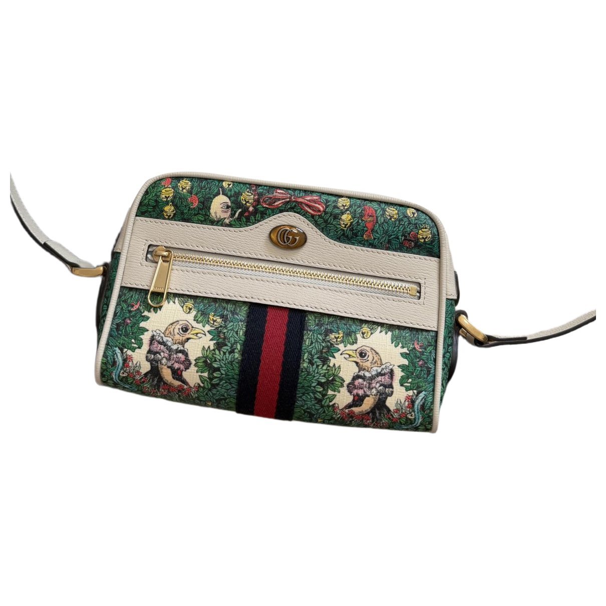 Ophidia leather crossbody bag