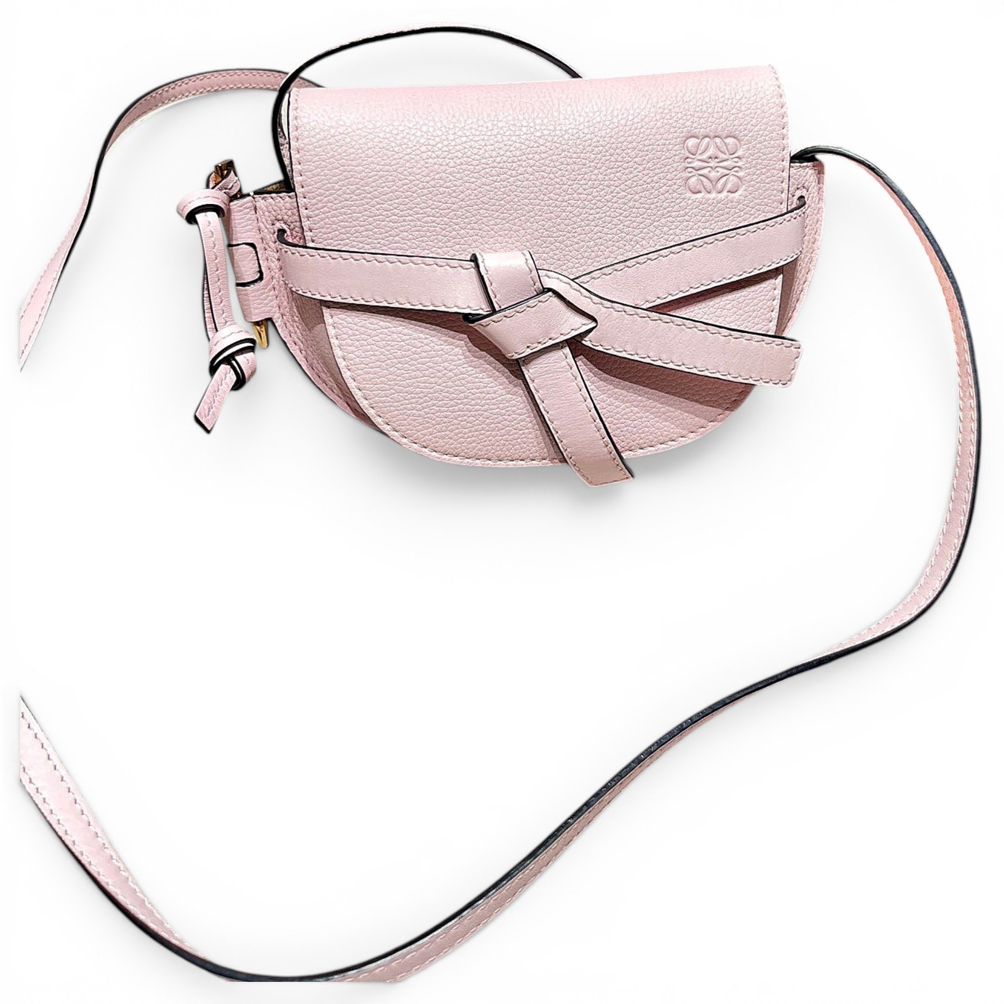 Gate leather crossbody bag