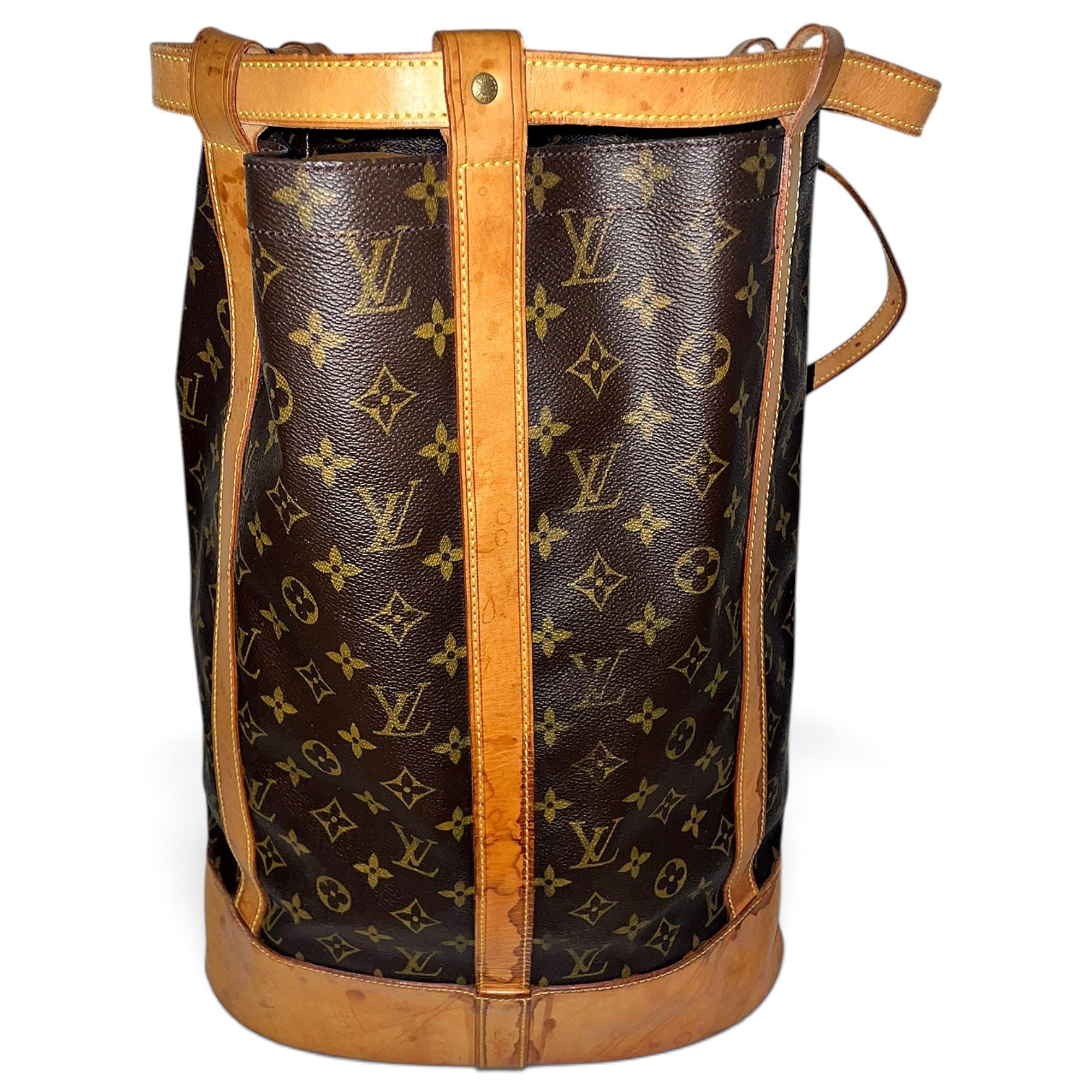 Randonnée leather backpack