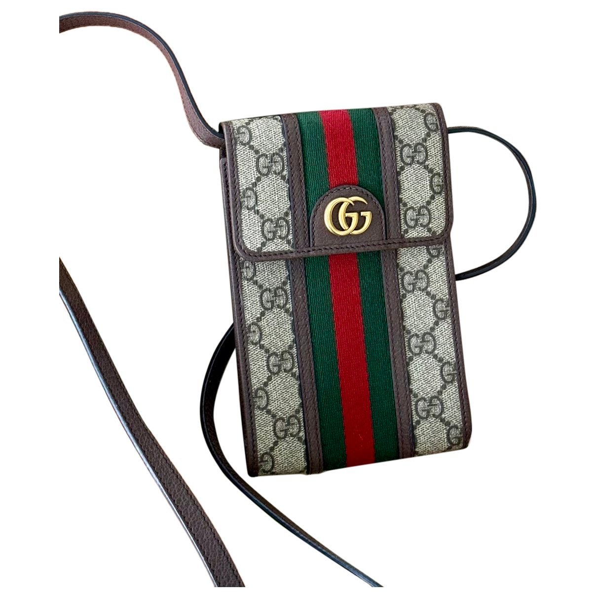 Ophidia GG Supreme linen handbag