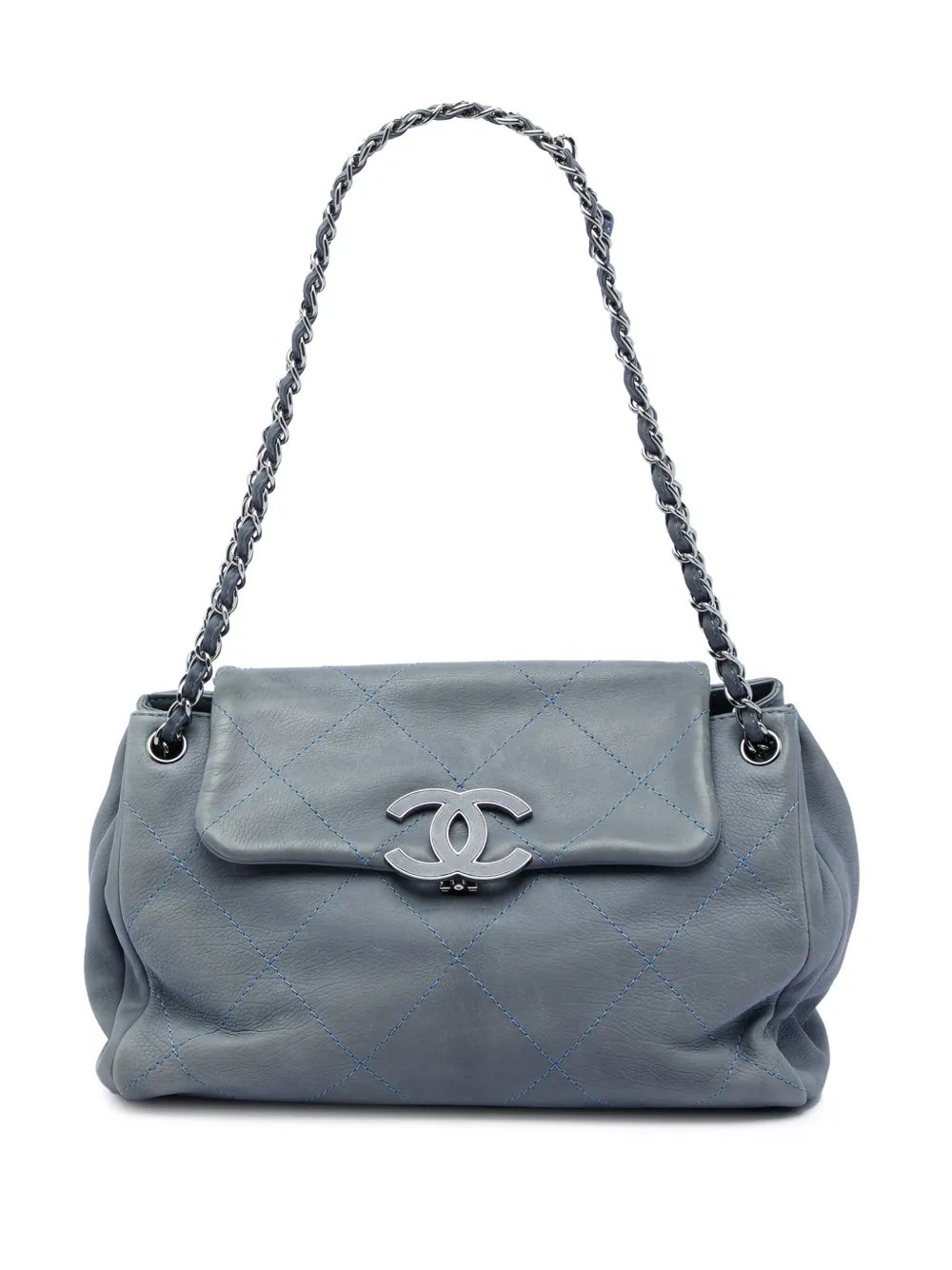 2011 Quilted Calfskin Hamptons Accordion Flap shoulder bag