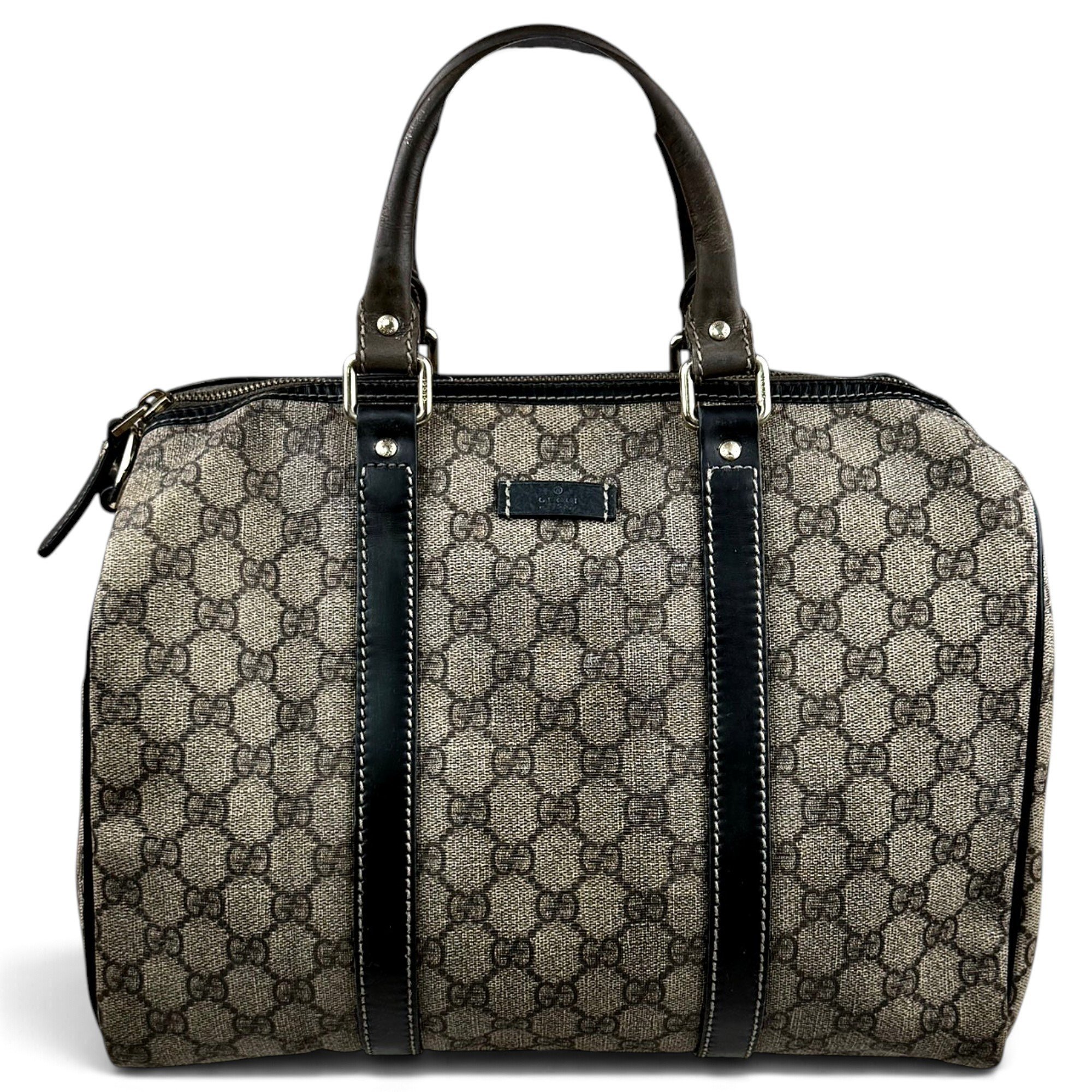Boston leather handbag