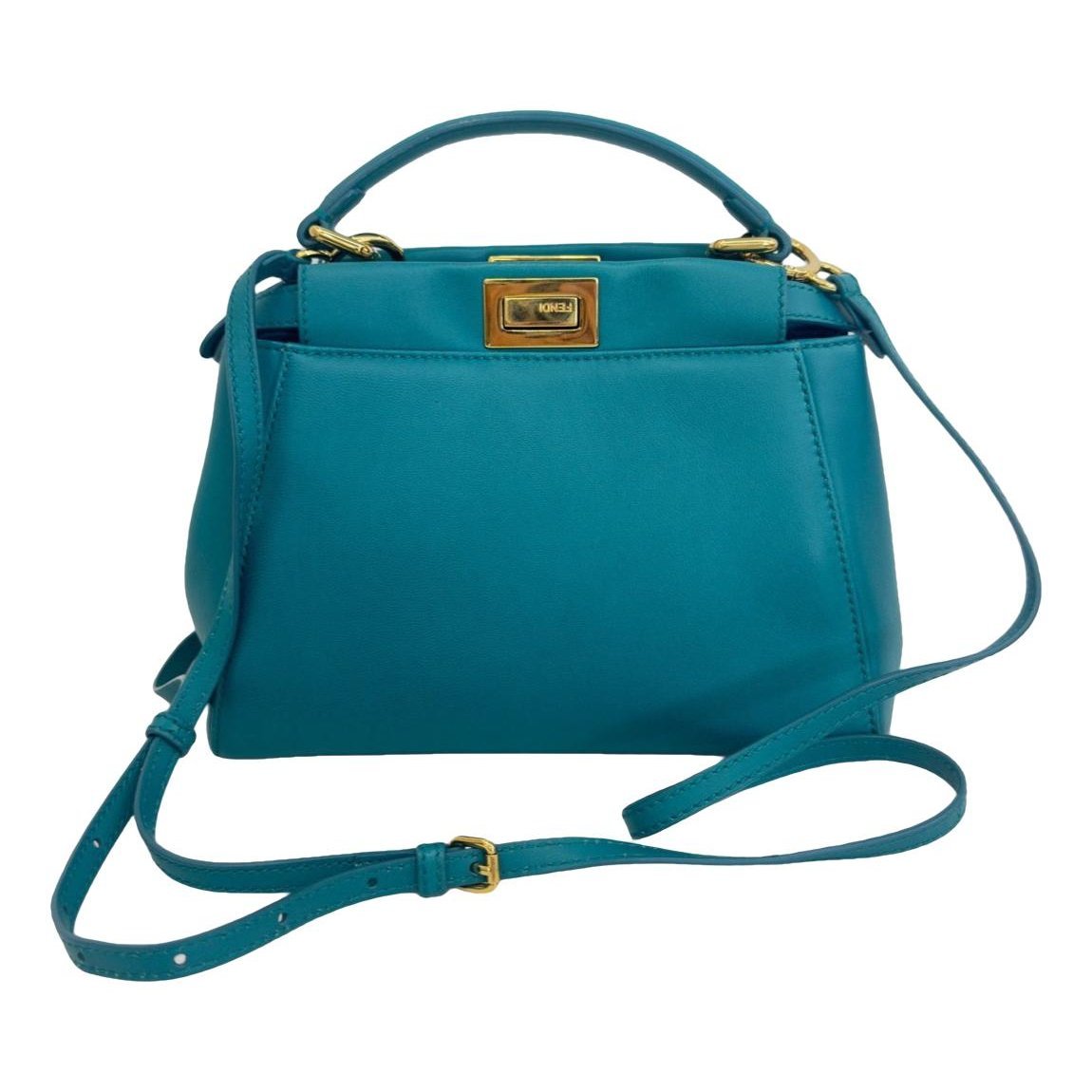 Peekaboo leather handbag
