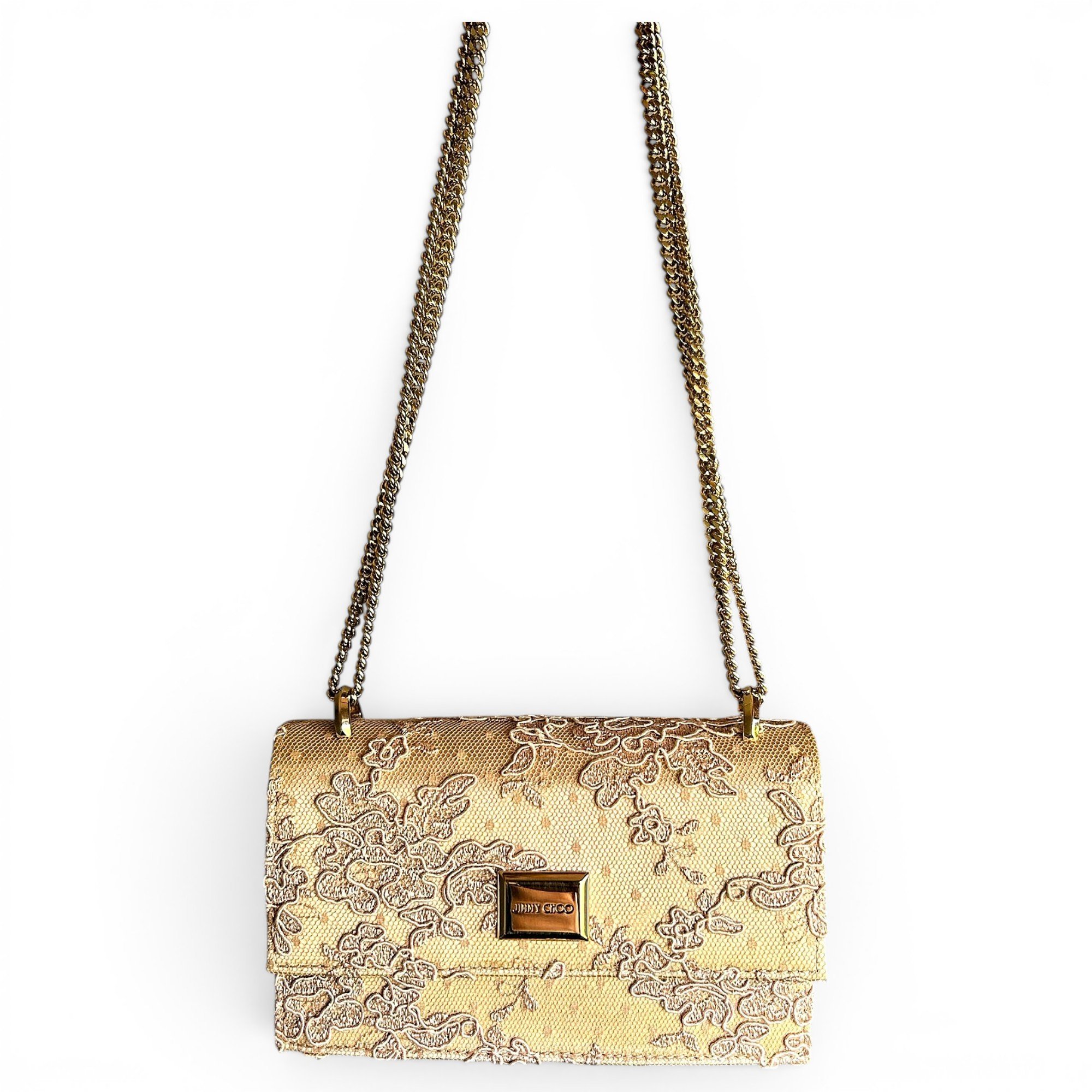 Jimmy Choo Lockett cloth handbag