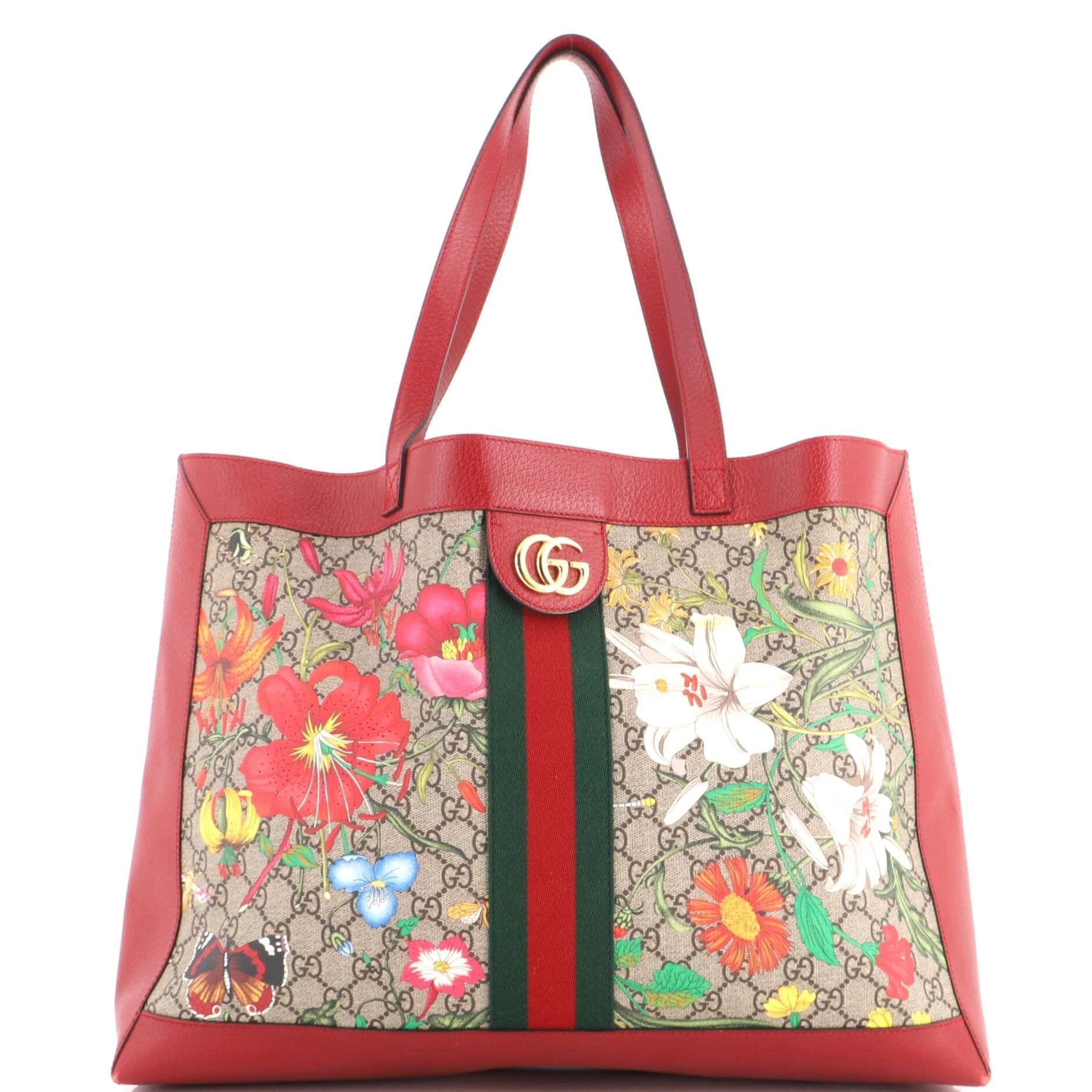 Leather tote