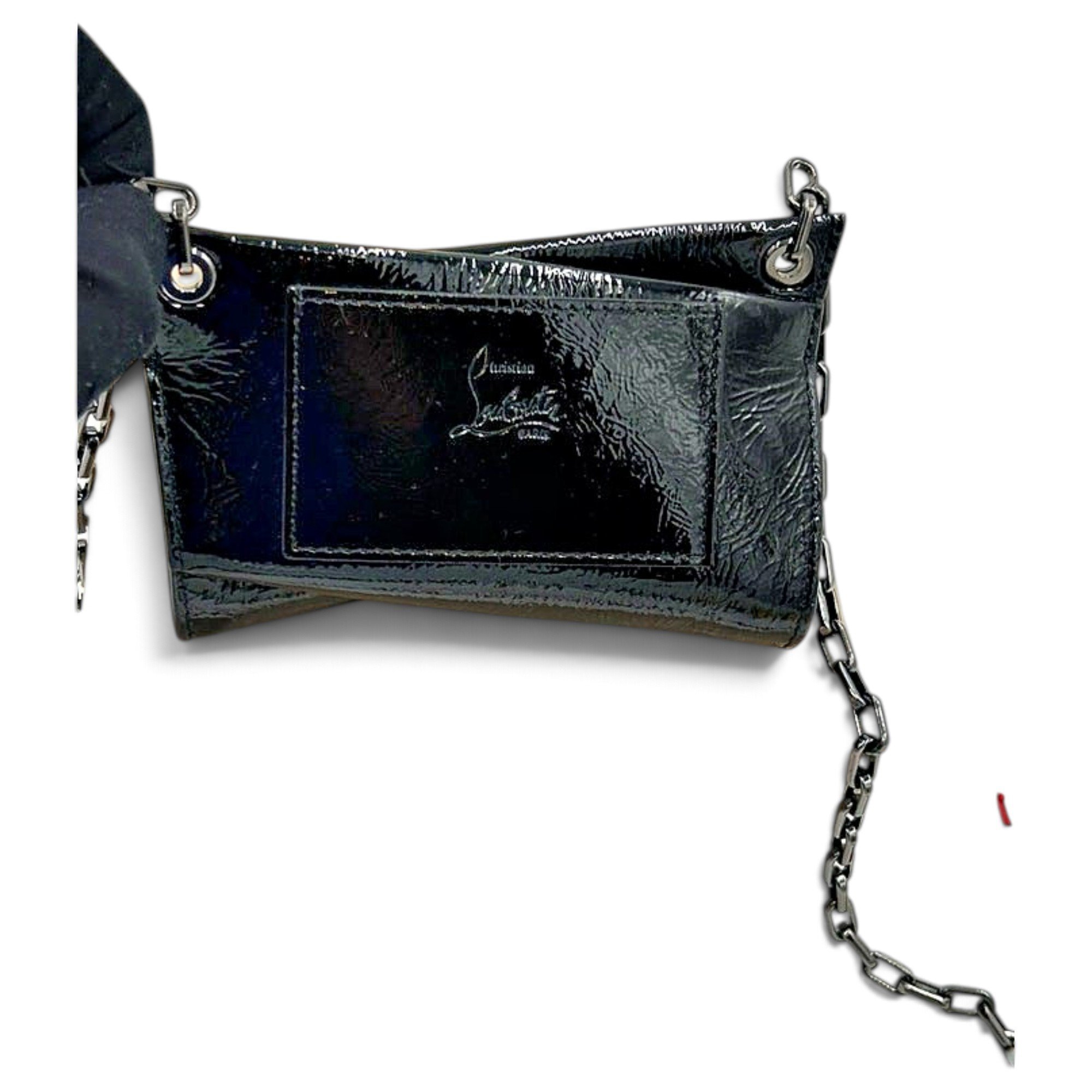 Patent leather crossbody bag