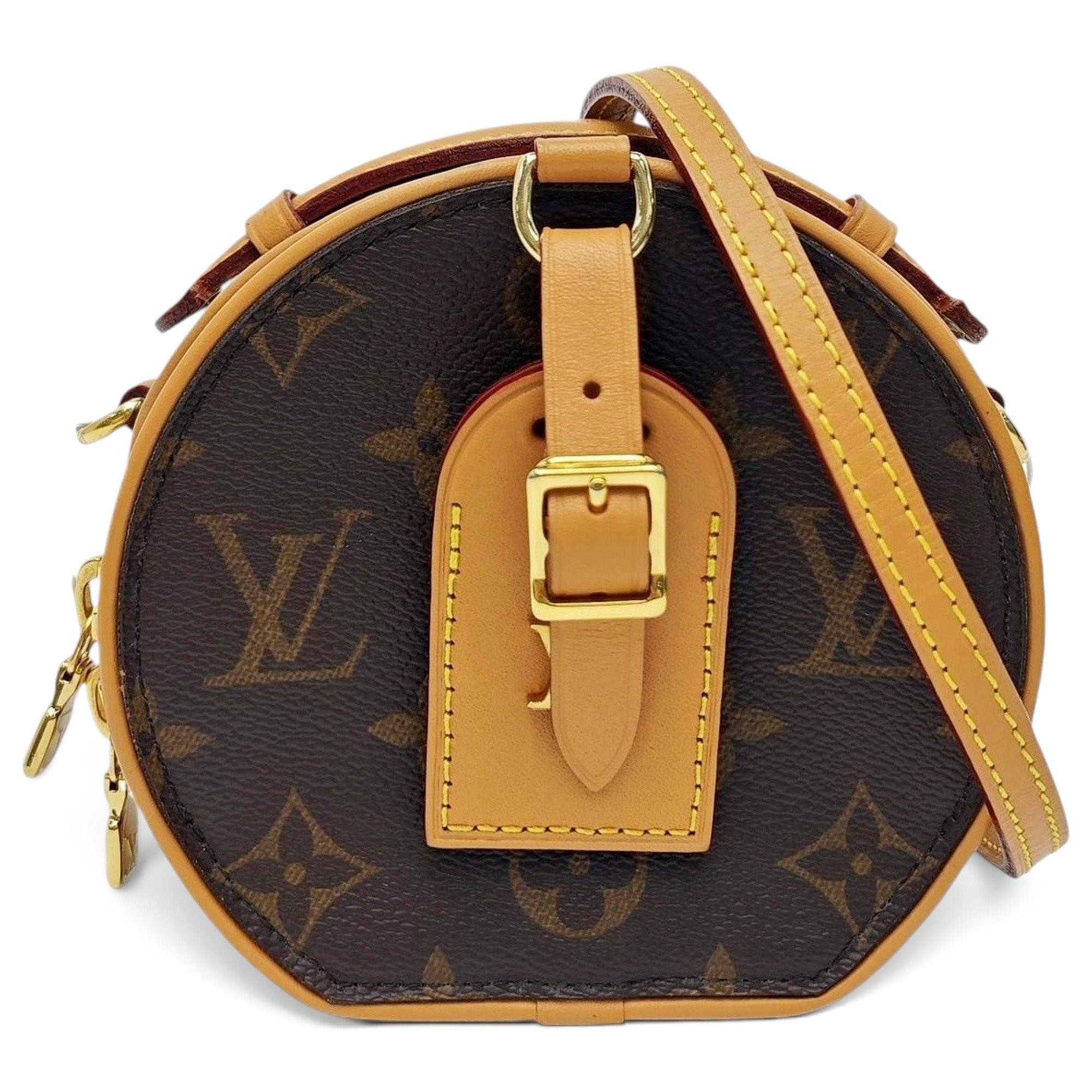 Micro boite chapeau leather handbag