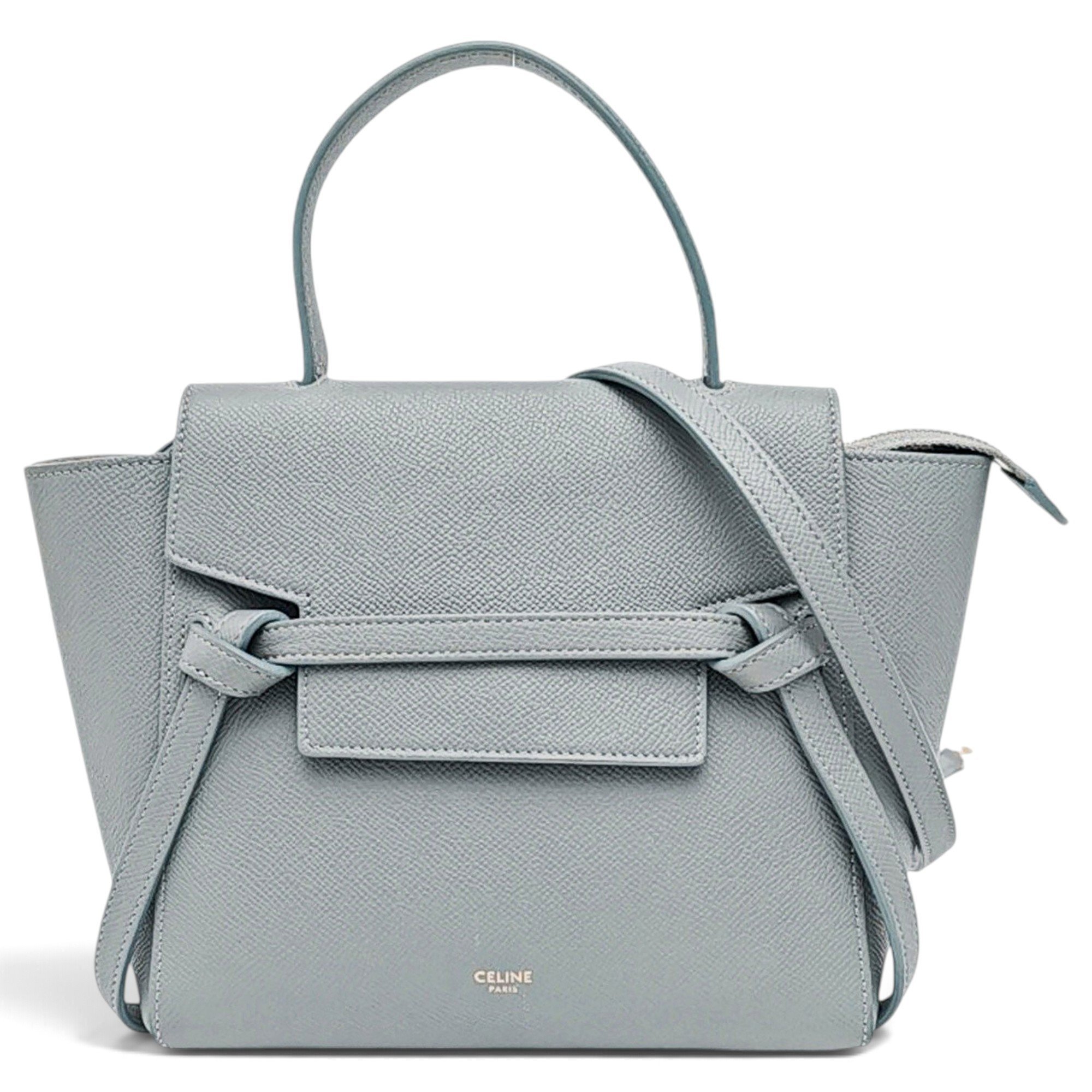 Belt leather handbag