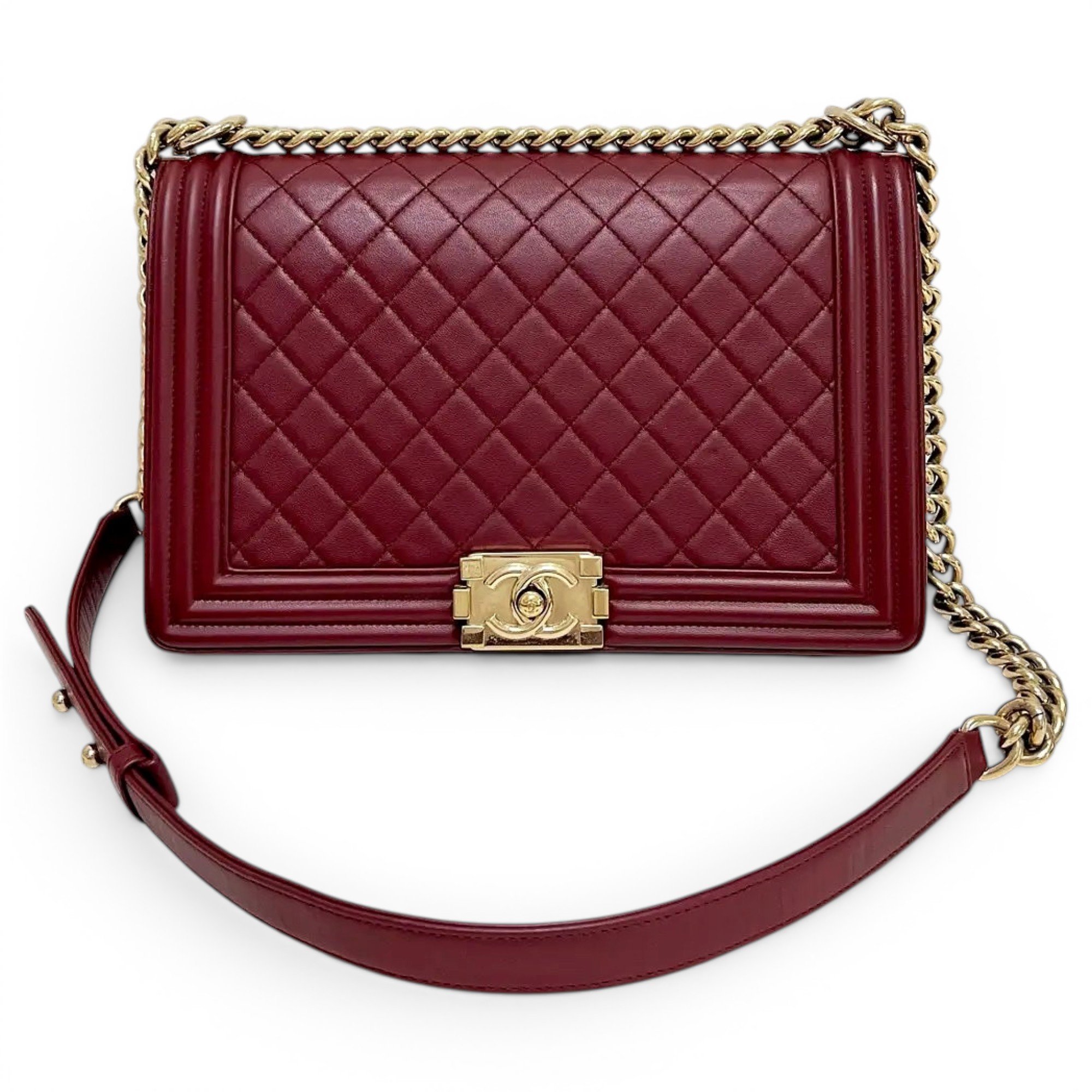 Boy leather crossbody bag