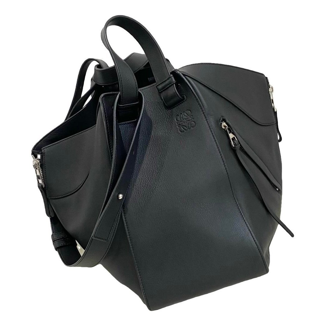 Hammock leather handbag