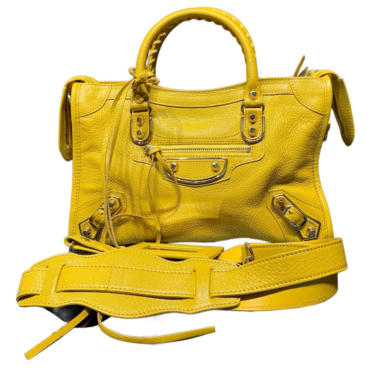 Leather handbag