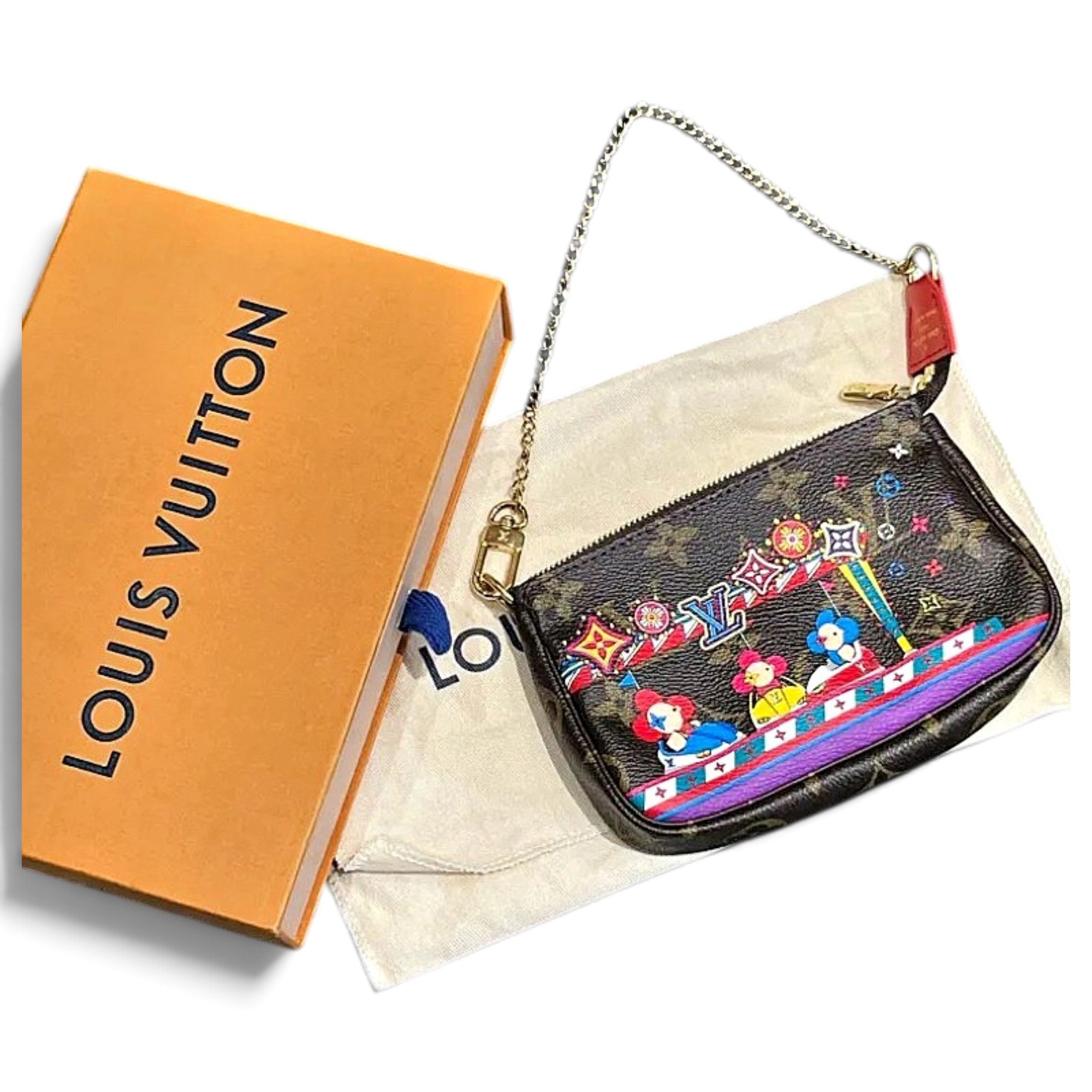 Pochette Accessoire vinyl handbag