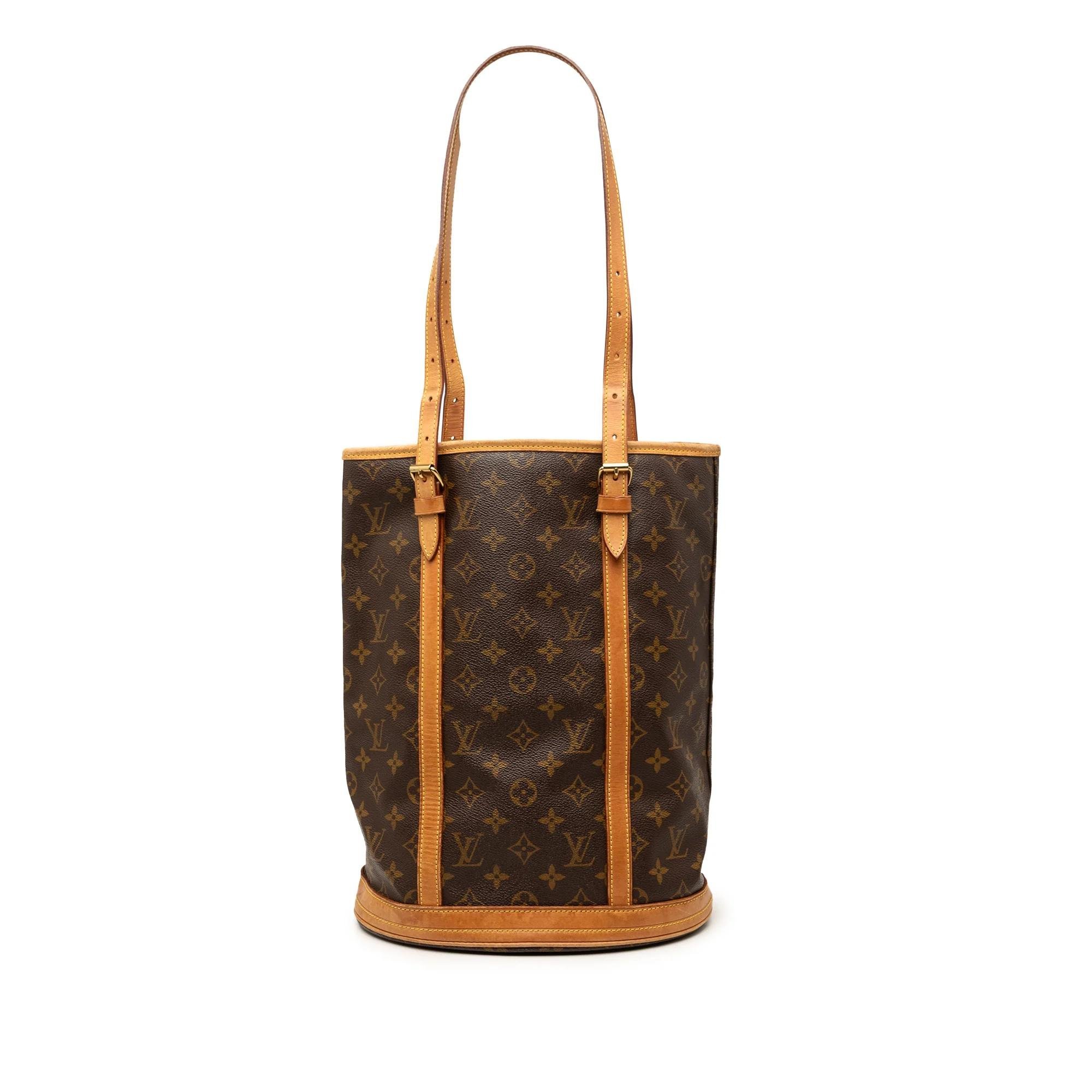 Bucket leather bag