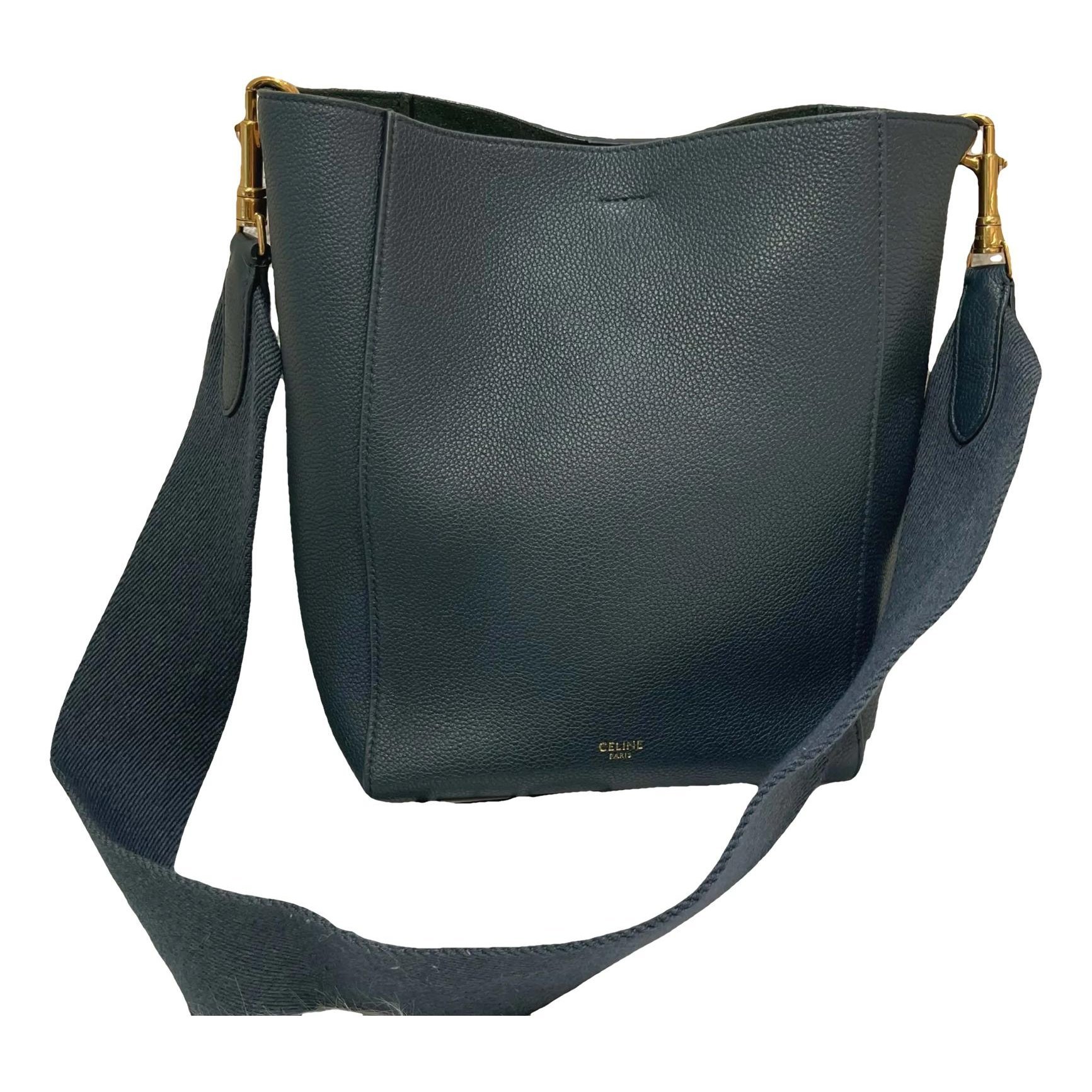 Seau Sangle leather handbag