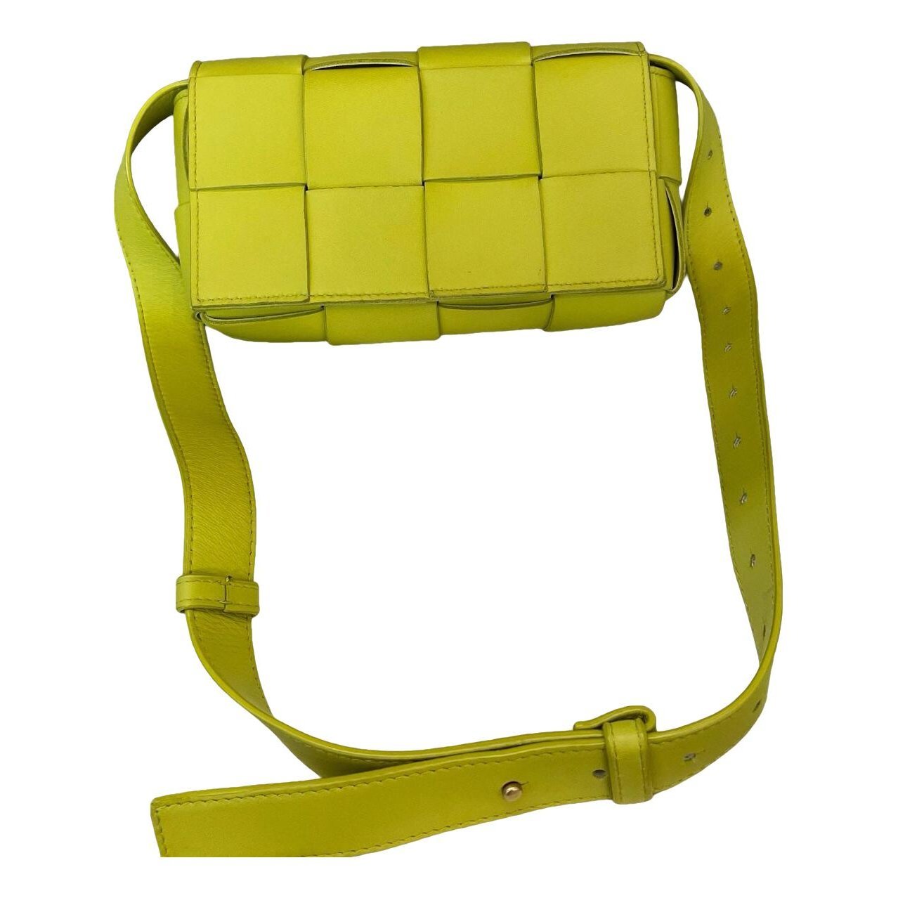 Cassette leather crossbody bag