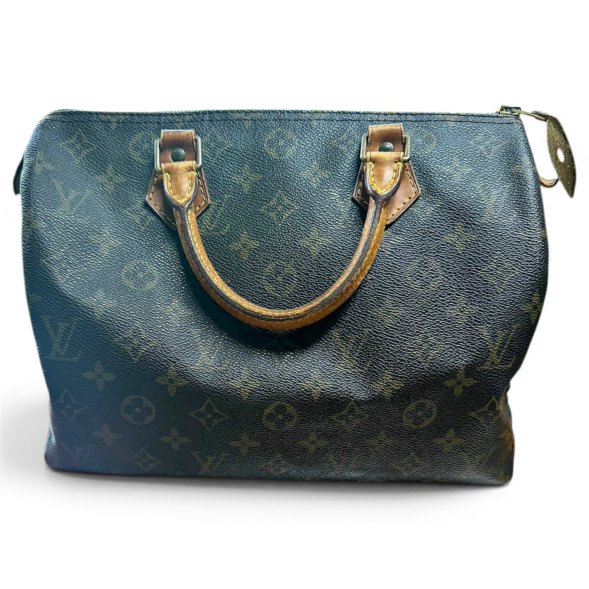 Speedy leather handbag