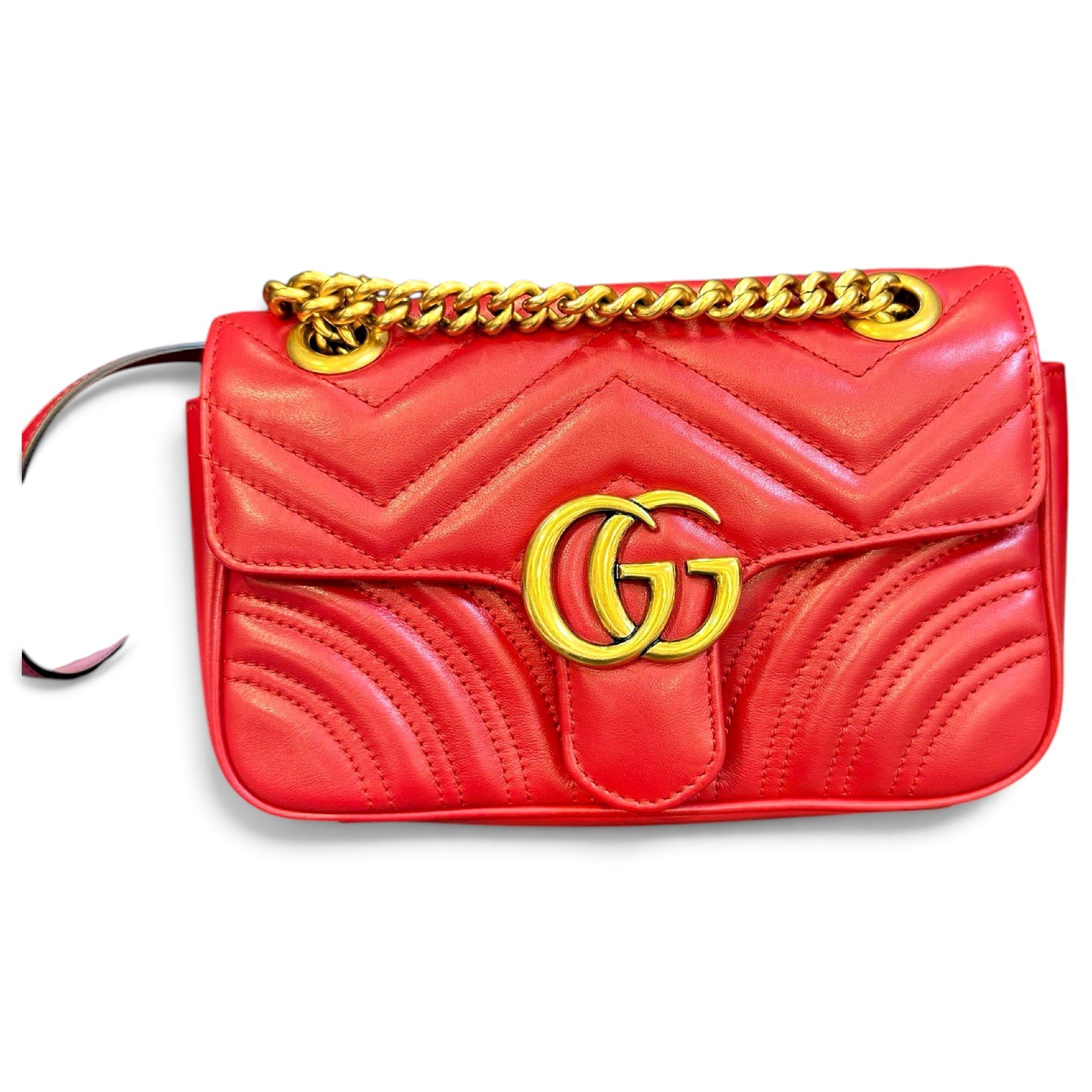Gucci GG Marmont Flap leather handbag
