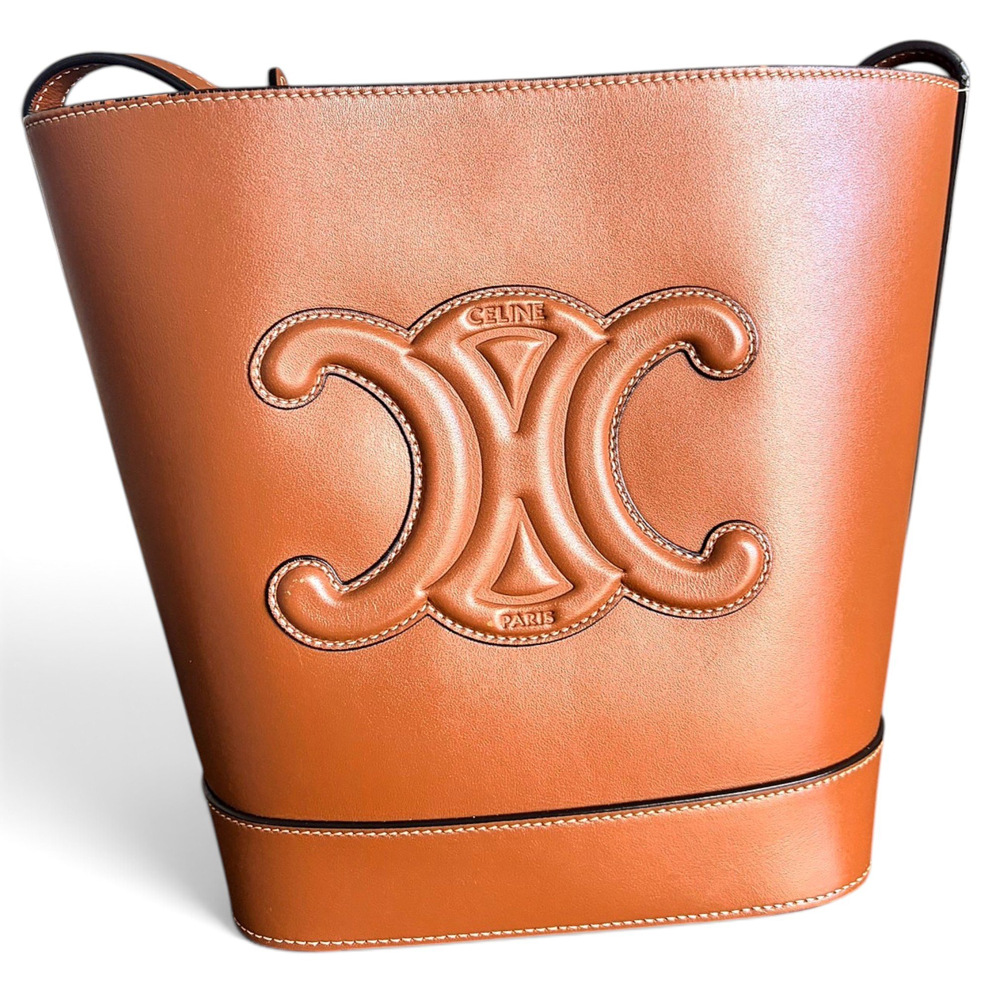 SAC SEAU leather handbag