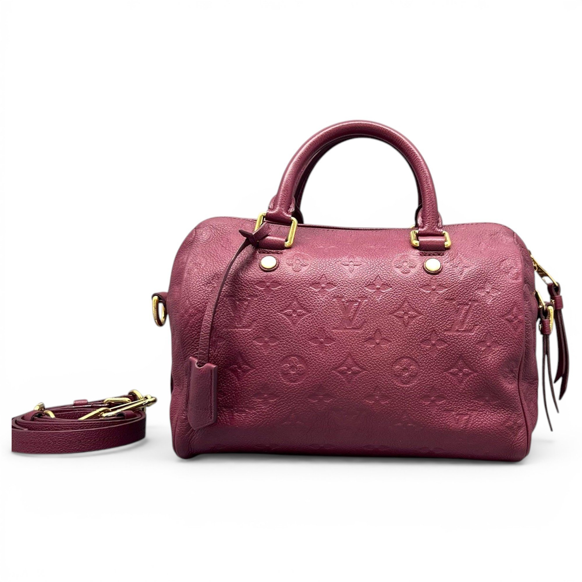Speedy leather handbag